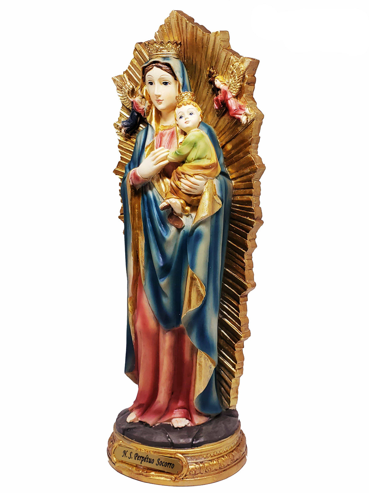 Imagem de Nossa Senhora do Perpétuo Socorro 30 cm-TerraCotta Arte Sacra