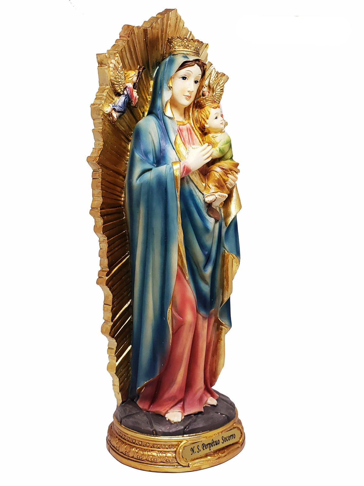 Imagem de Nossa Senhora do Perpétuo Socorro 30 cm-TerraCotta Arte Sacra