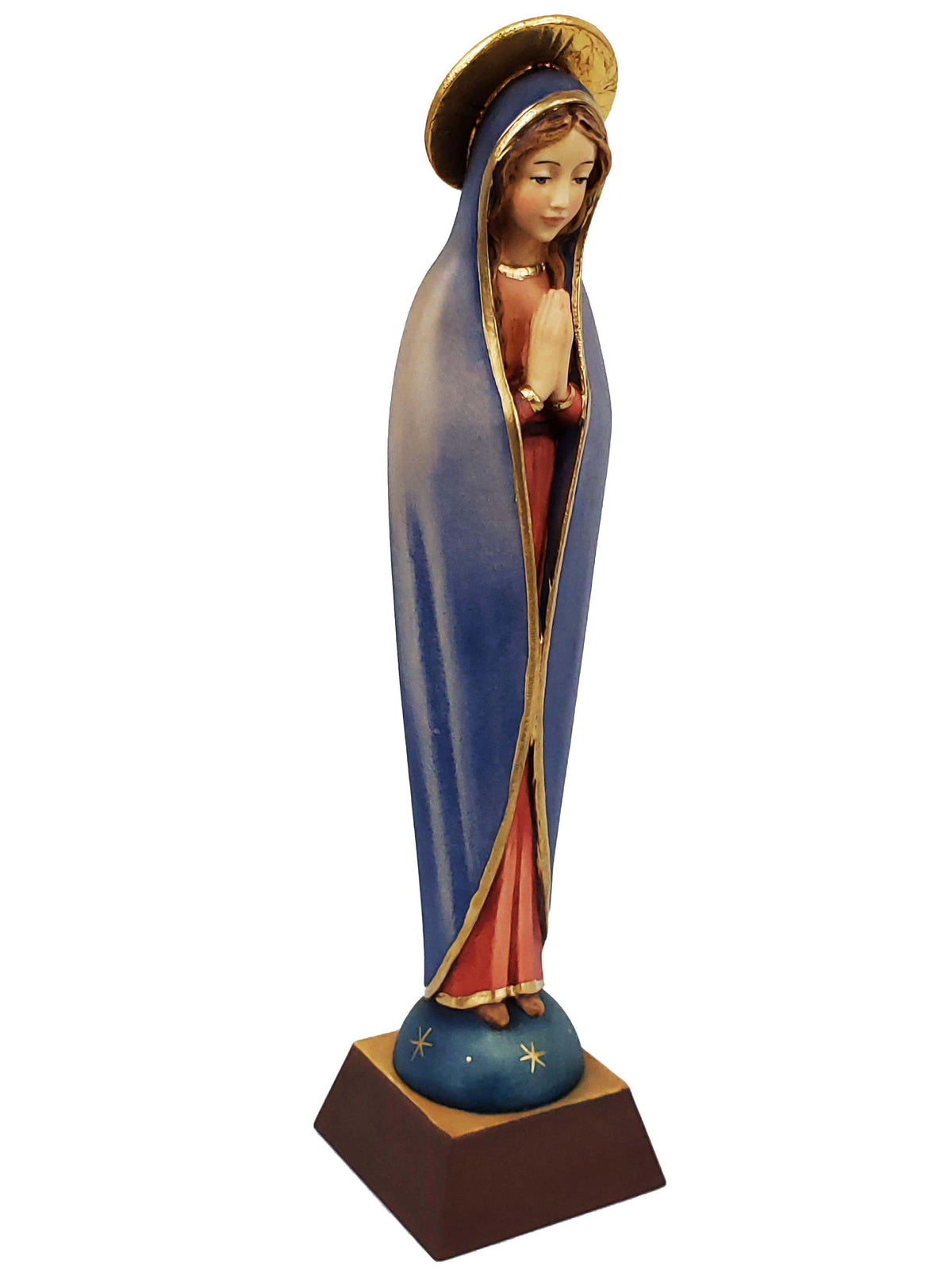 Imagem de Nossa Senhora do Silêncio de Madeira Italiana 23 cm-TerraCotta Arte Sacra
