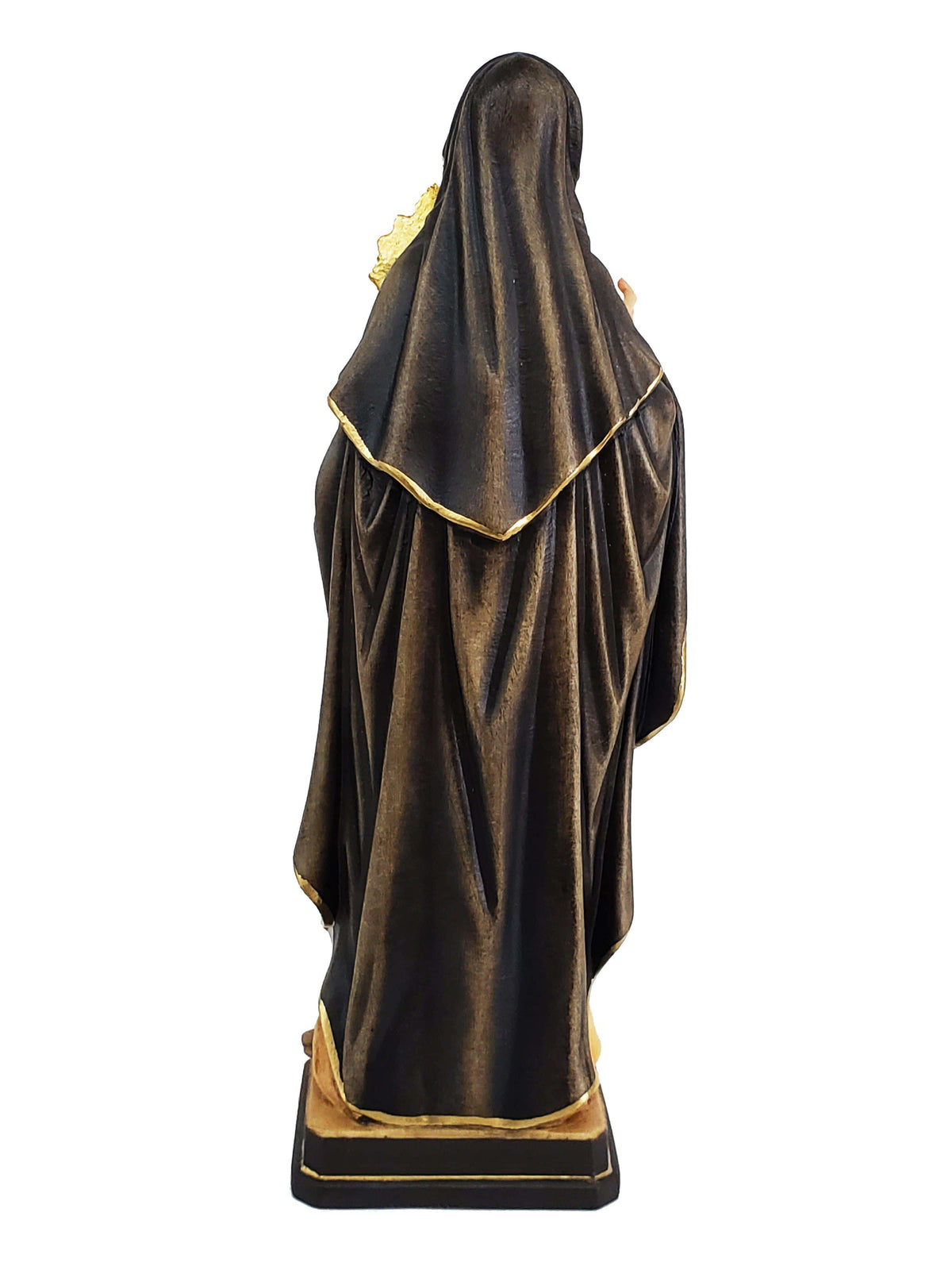 Imagem de Santa Clara de Madeira Italiana 20 cm-TerraCotta Arte Sacra