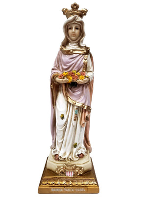 Imagem de Santa Isabel Portuguesa de 27,5 cm-TerraCotta Arte Sacra