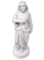 Imagem de Santa Luzia Branca em Pó de Mármore 30 cm-TerraCotta Arte Sacra