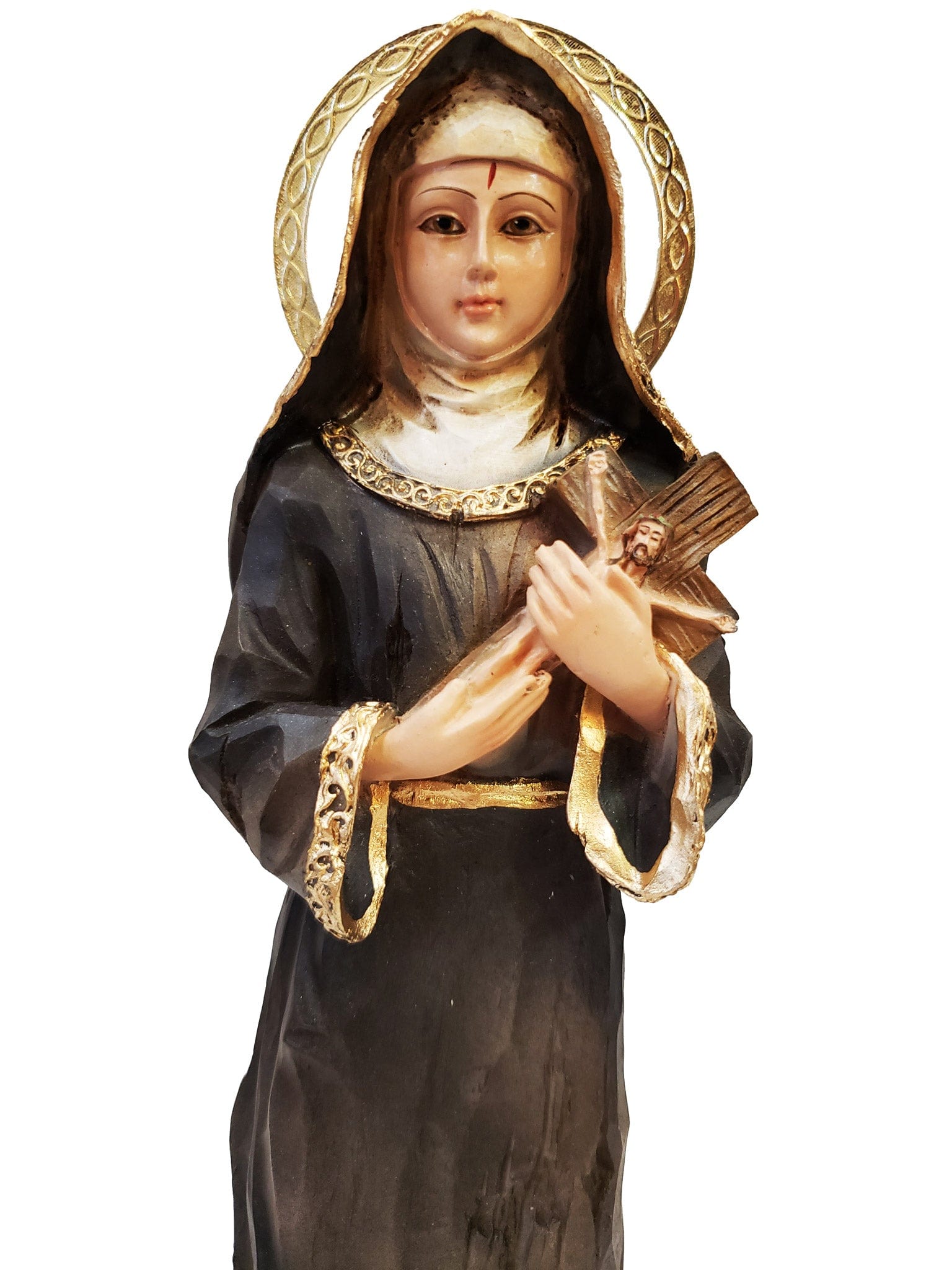 Imagem de Santa Rita Barroca 30 cm-TerraCotta Arte Sacra