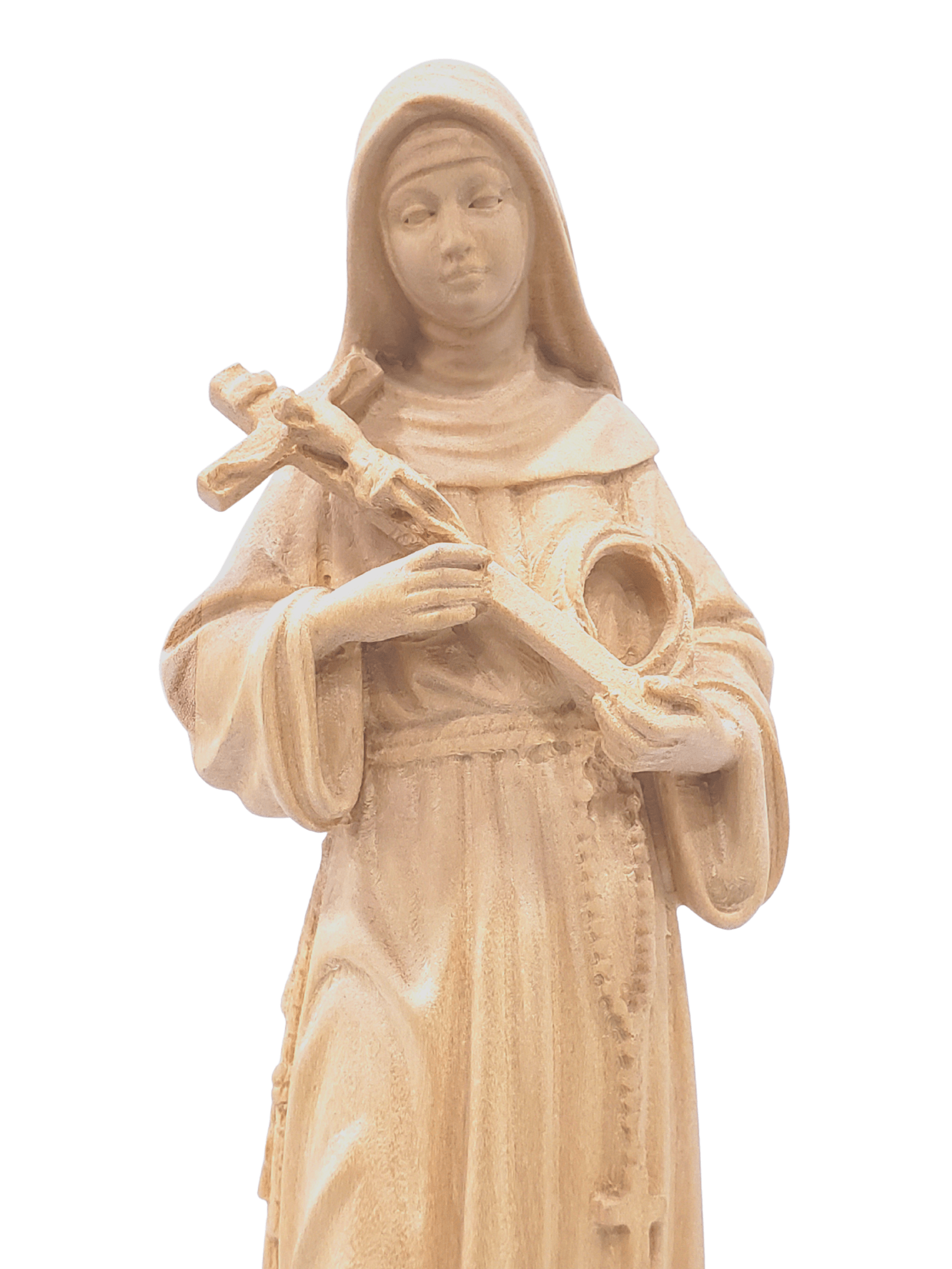 Imagem de Santa Rita de Madeira 21 cm-TerraCotta Arte Sacra