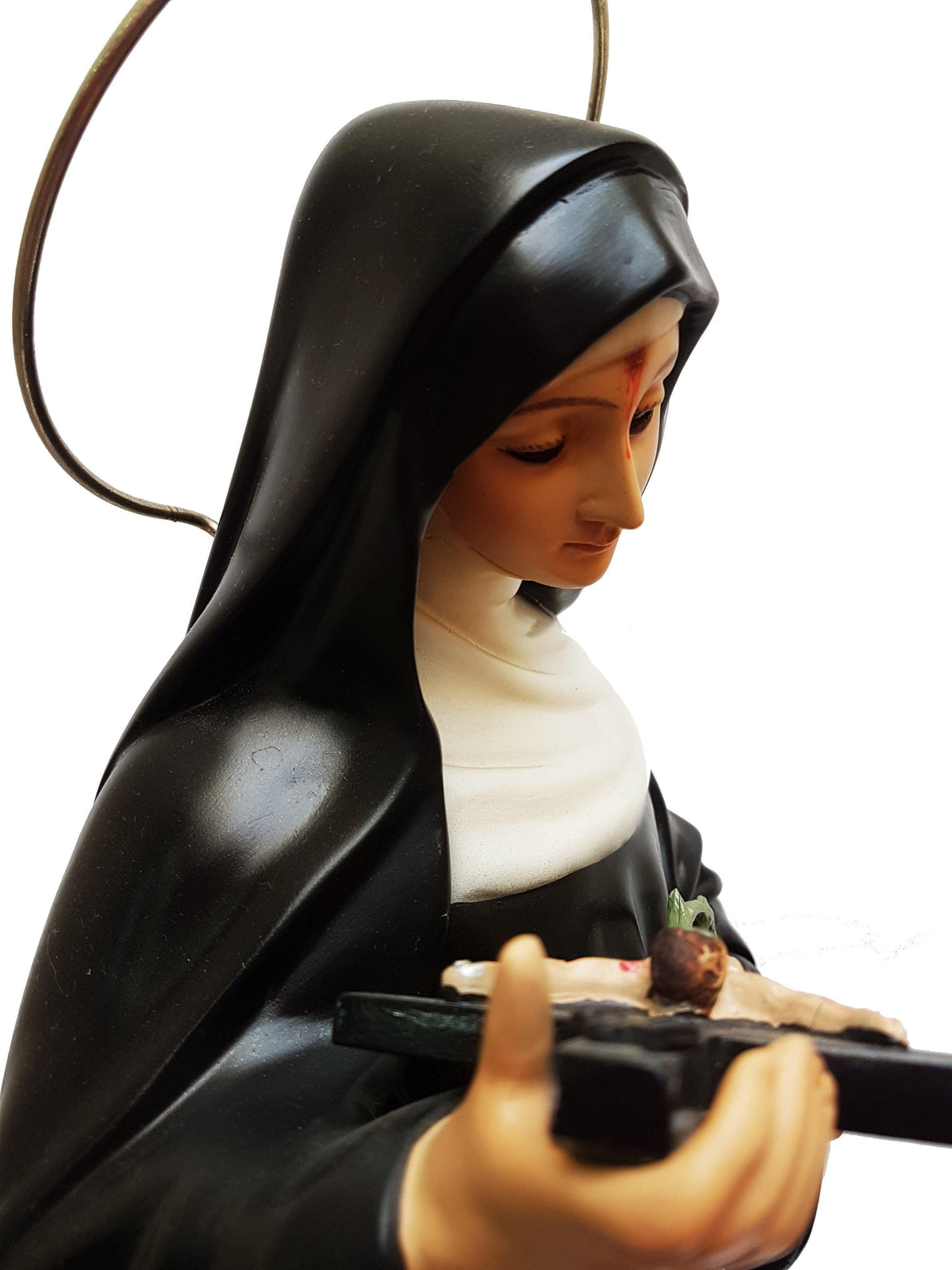 Imagem de Santa Rita em Pó de Mármore 60 cm-TerraCotta Arte Sacra