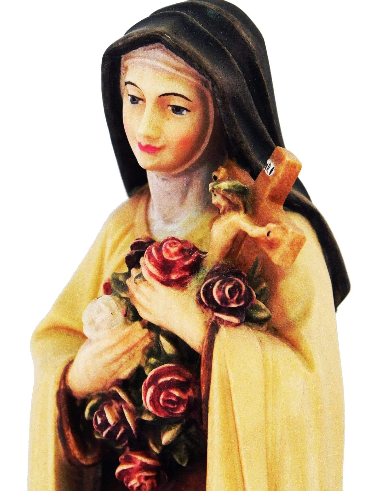 Imagem de Santa Terezinha de Madeira Italiana 20 cm-TerraCotta Arte Sacra