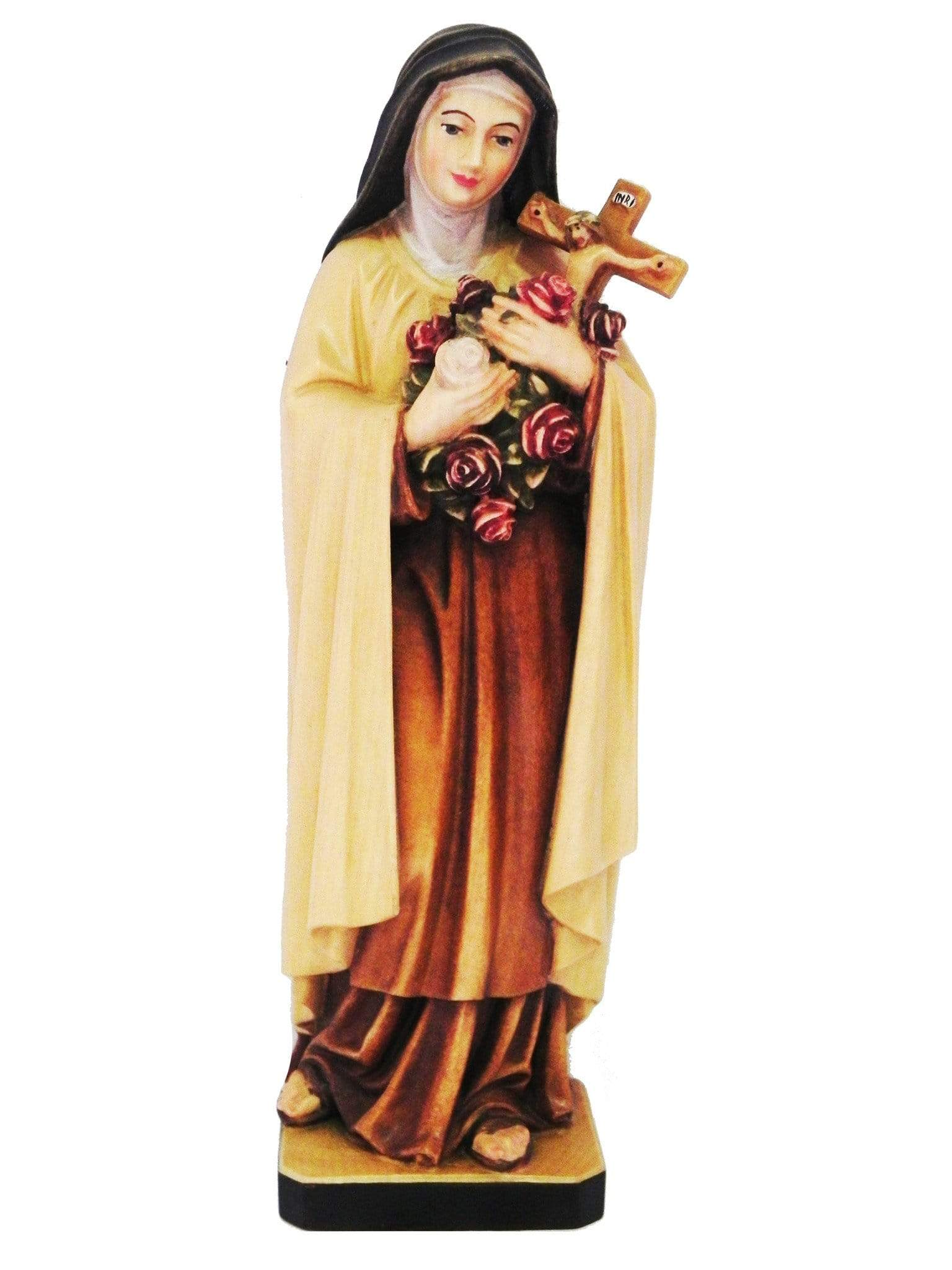 Imagem de Santa Terezinha de Madeira Italiana 20 cm-TerraCotta Arte Sacra