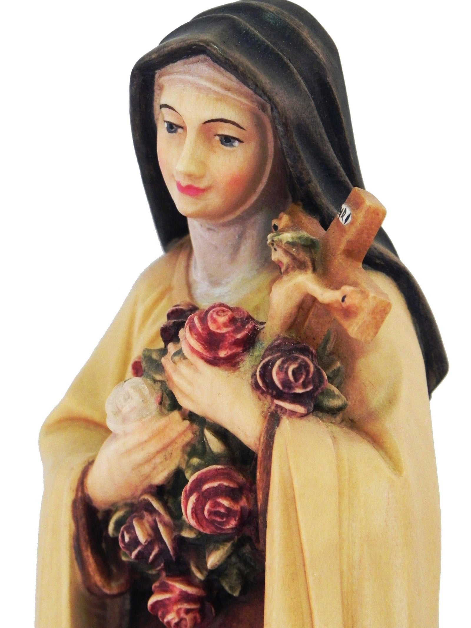 Imagem de Santa Terezinha de Madeira Italiana 40 cm-TerraCotta Arte Sacra