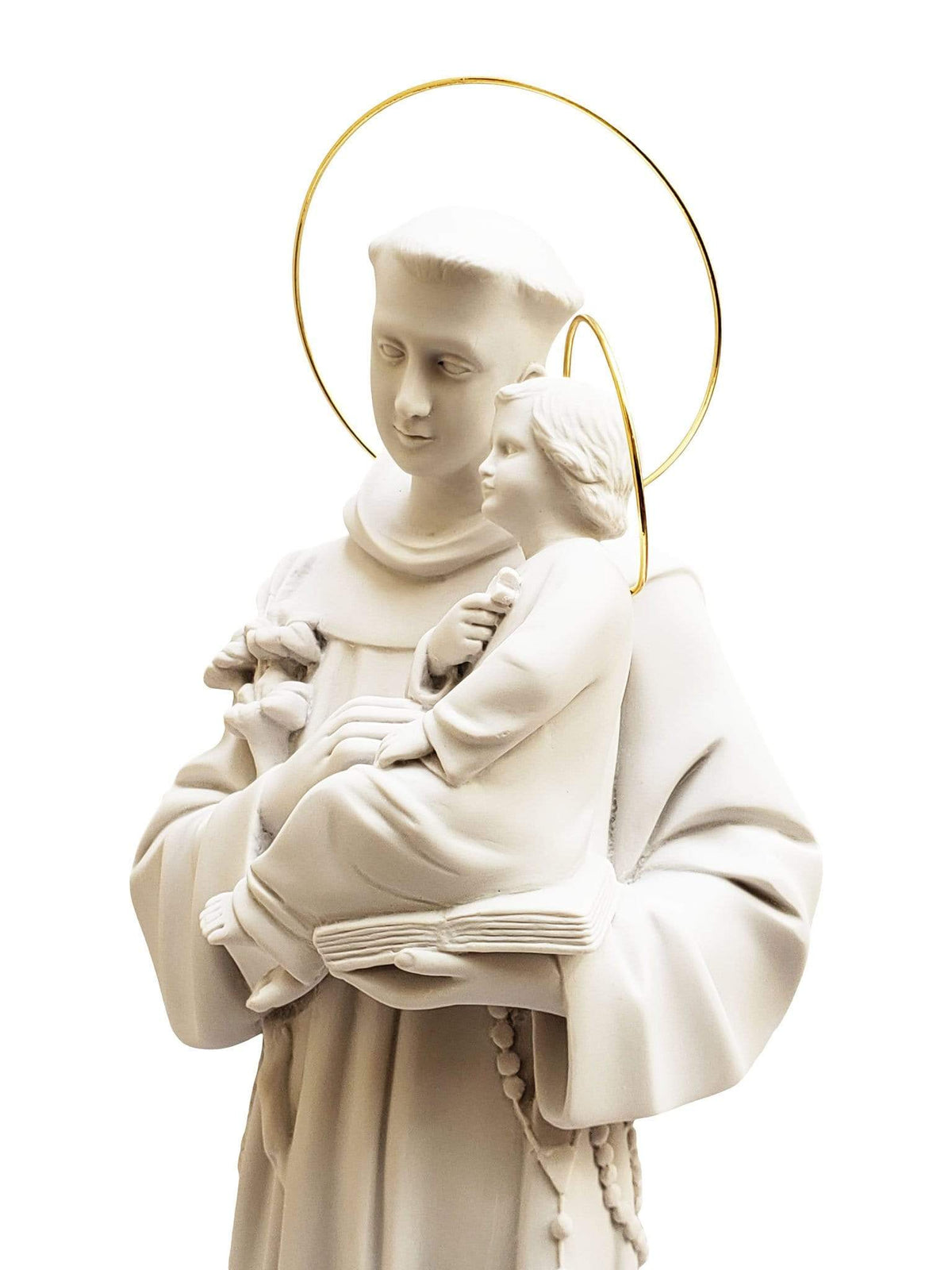 Imagem de Santo Antônio 60 cm em Pó de Mármore-TerraCotta Arte Sacra