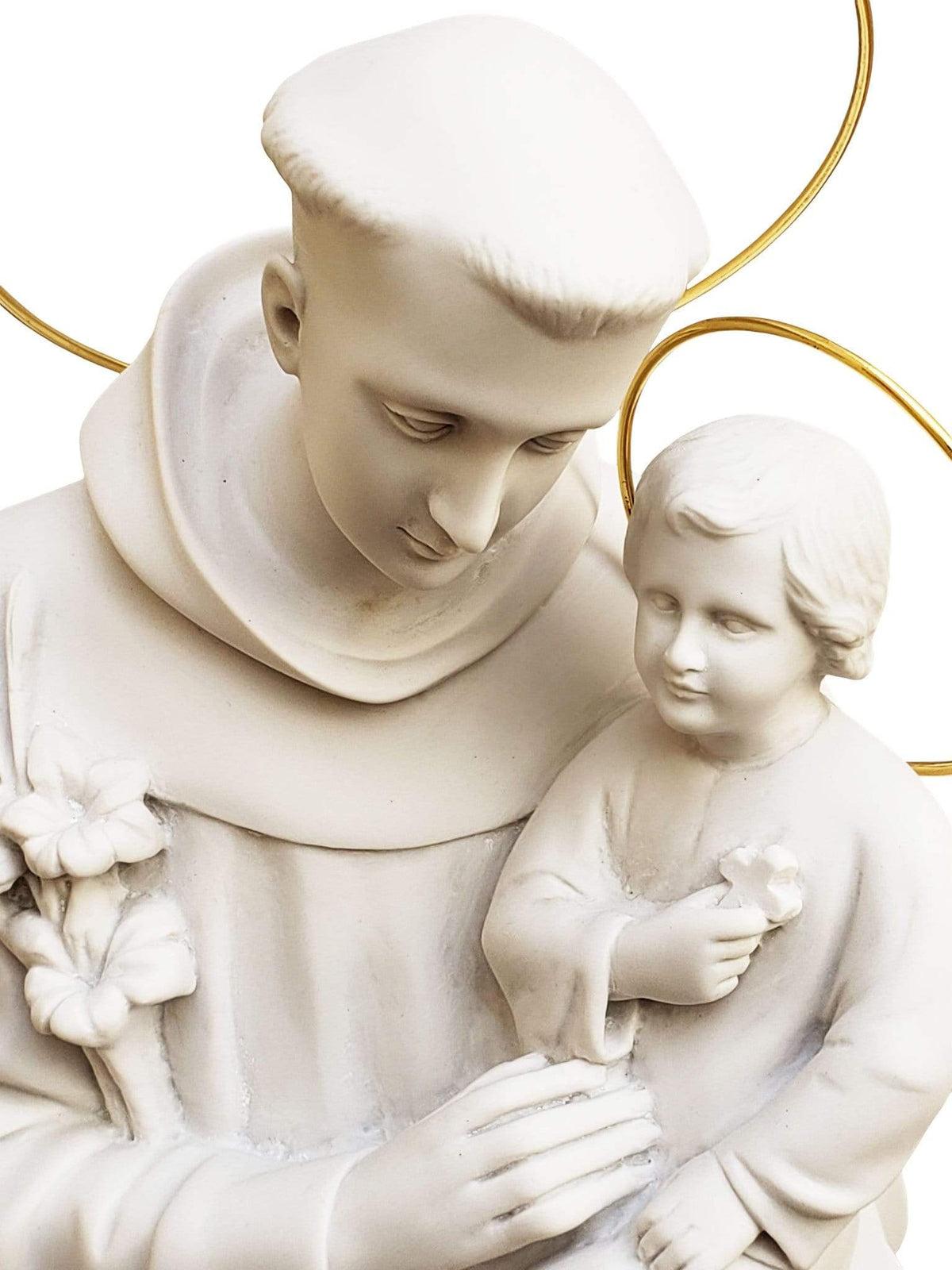 Imagem de Santo Antônio 60 cm em Pó de Mármore-TerraCotta Arte Sacra