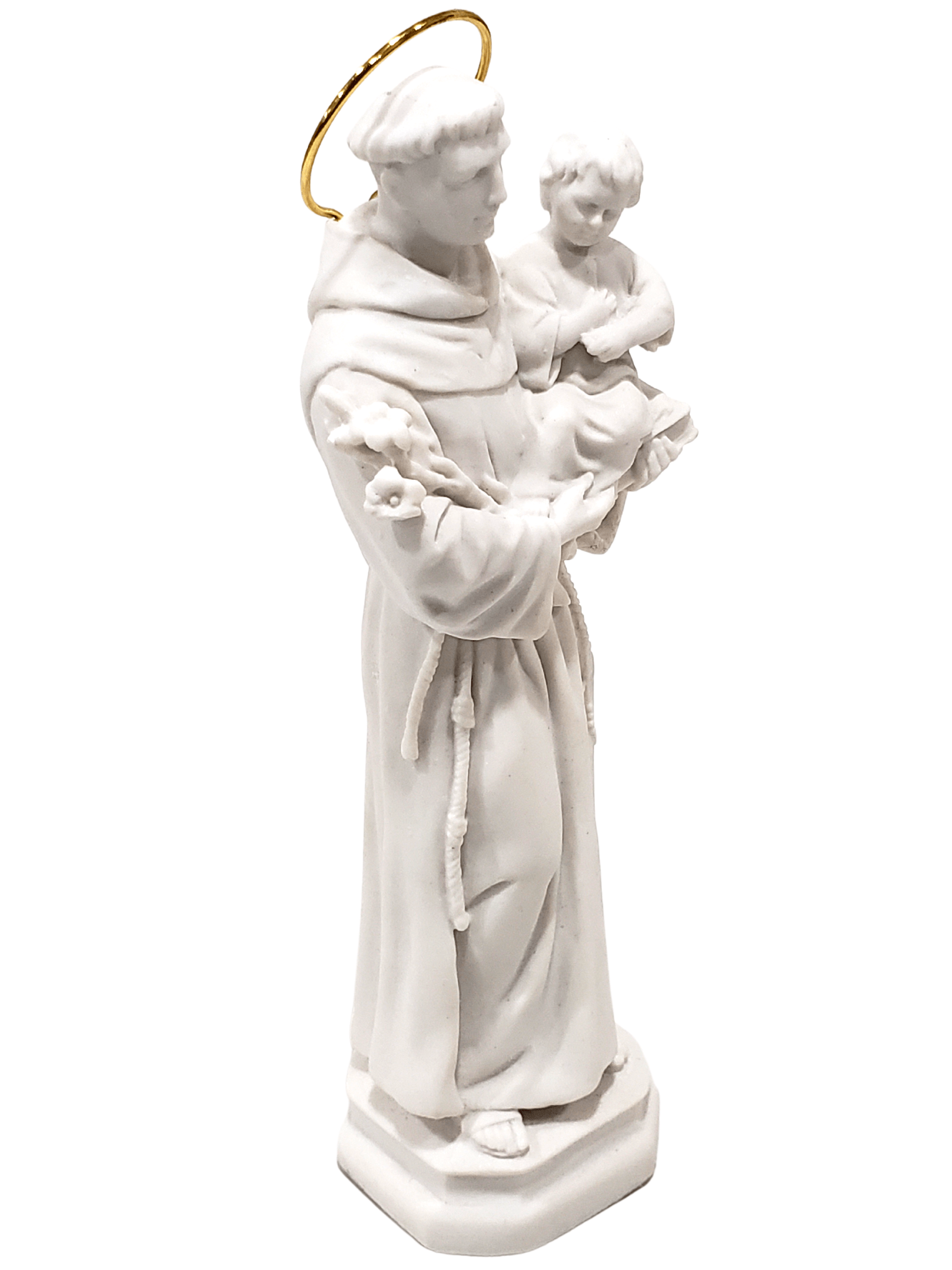 Imagem de Santo Antônio em Pó de Mármore 16 cm-TerraCotta Arte Sacra