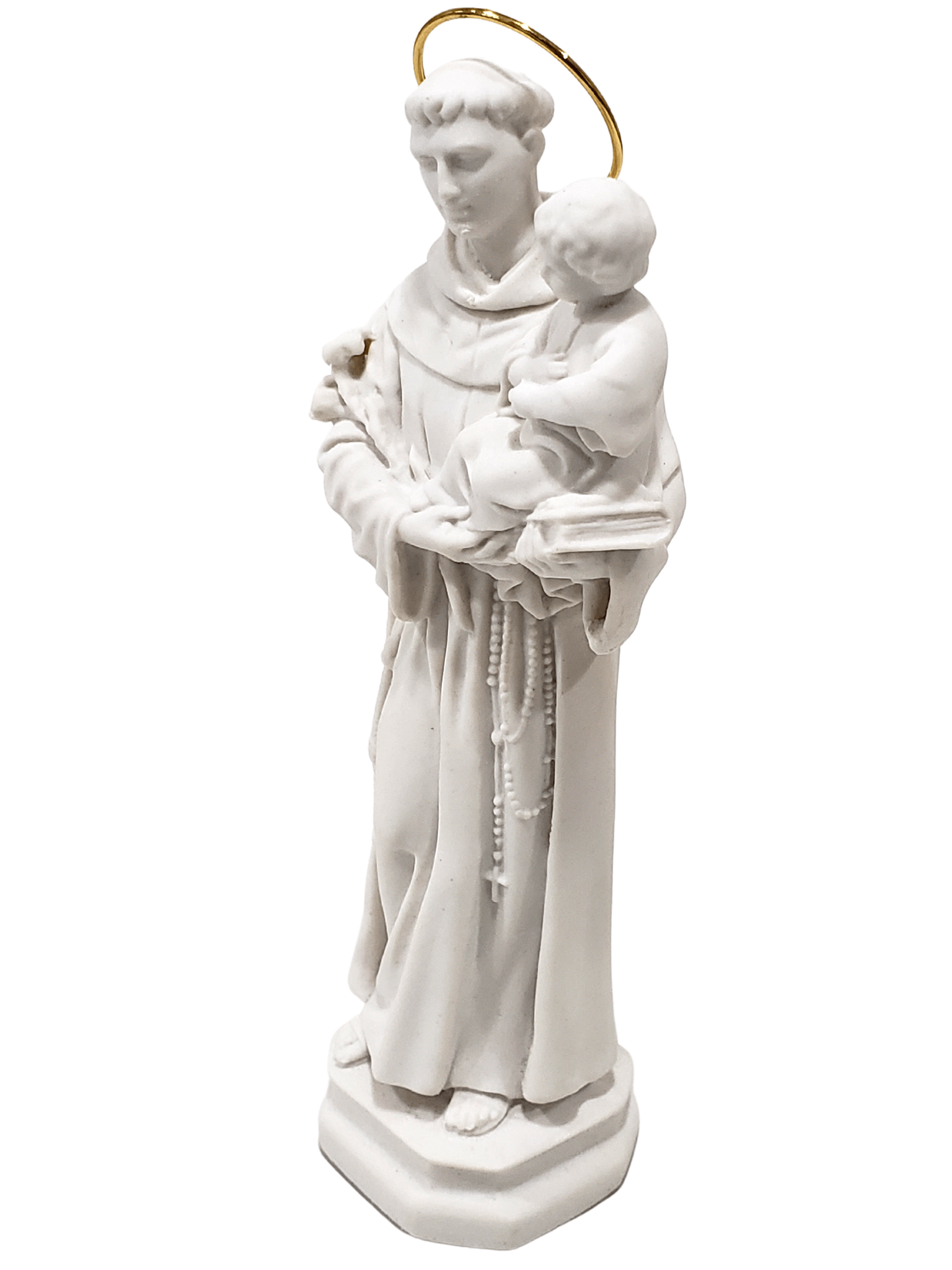 Imagem de Santo Antônio em Pó de Mármore 16 cm-TerraCotta Arte Sacra