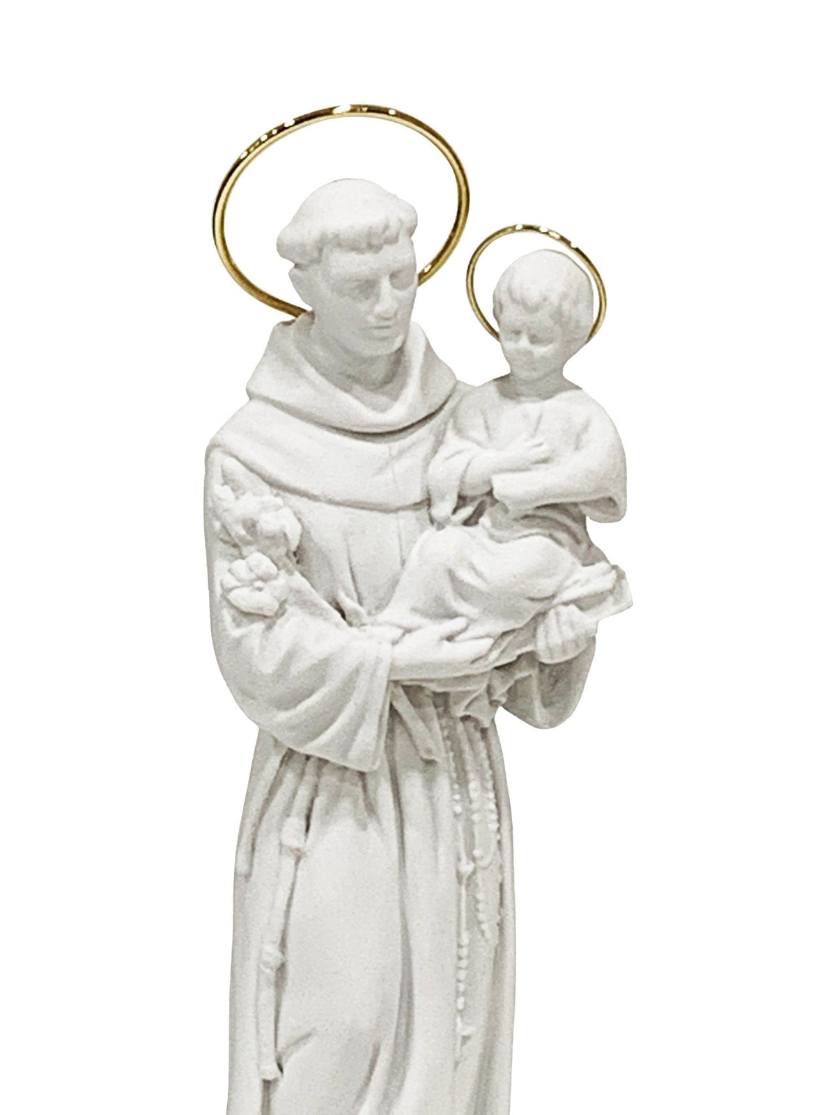 Imagem de Santo Antônio em Pó de Mármore 25 cm-TerraCotta Arte Sacra