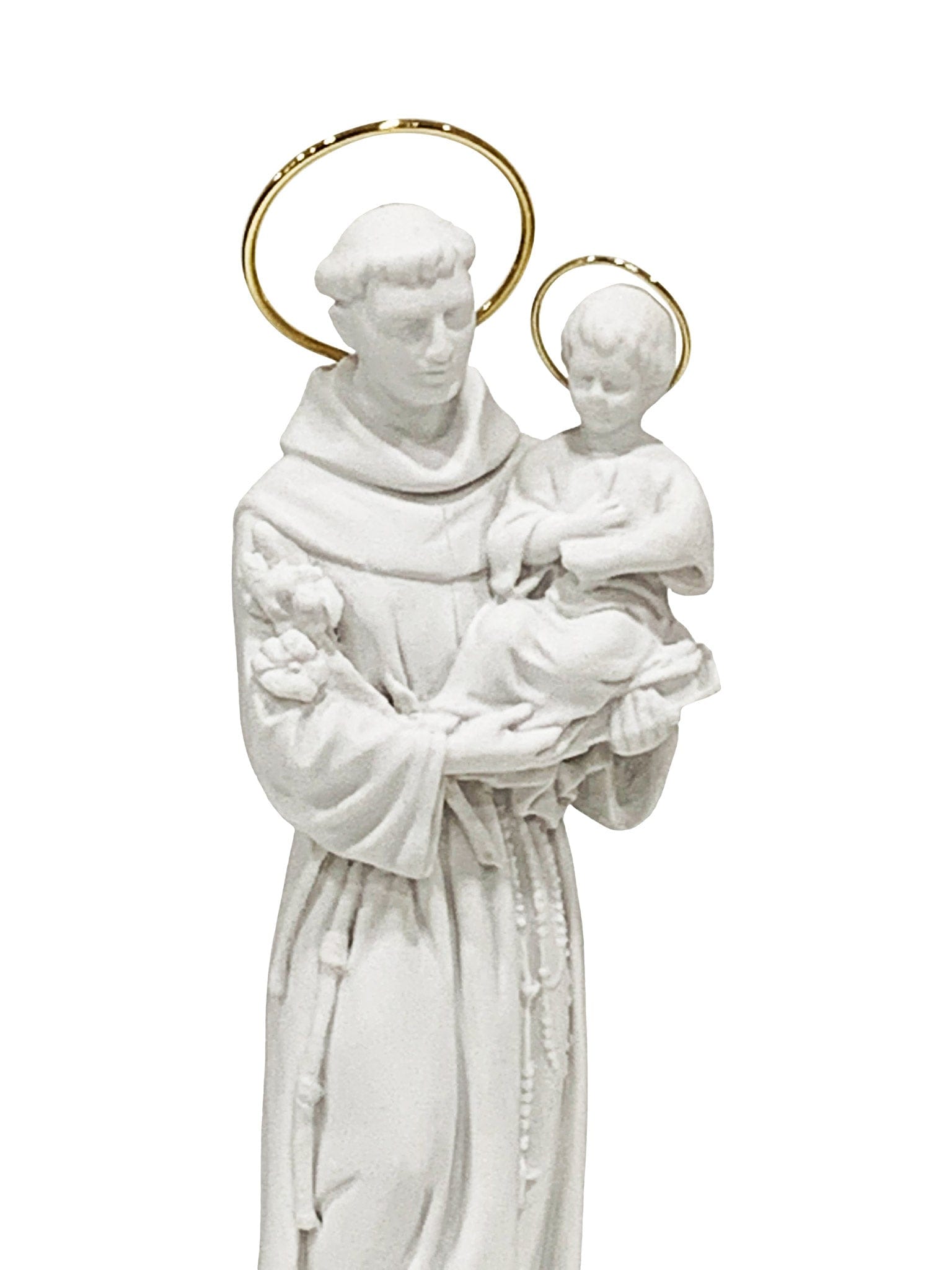 Imagem de Santo Antônio em Pó de Mármore 25 cm-TerraCotta Arte Sacra