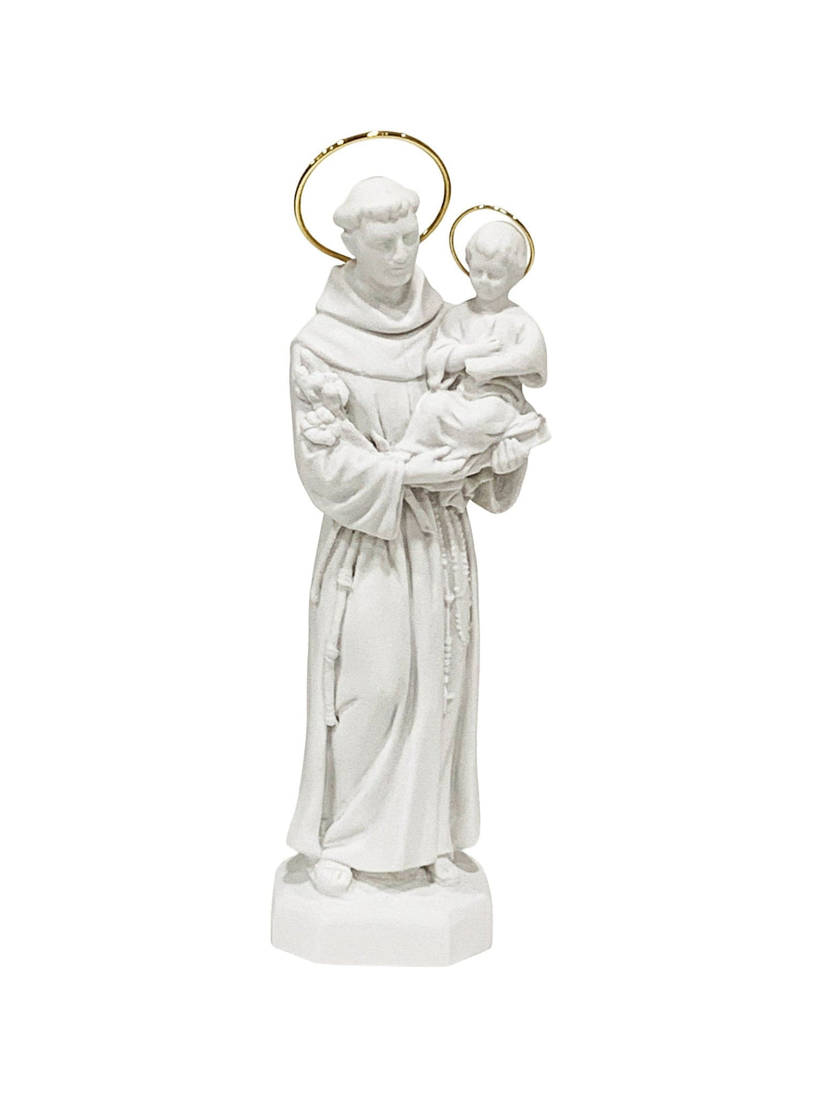 Imagem de Santo Antônio em Pó de Mármore 25 cm-TerraCotta Arte Sacra