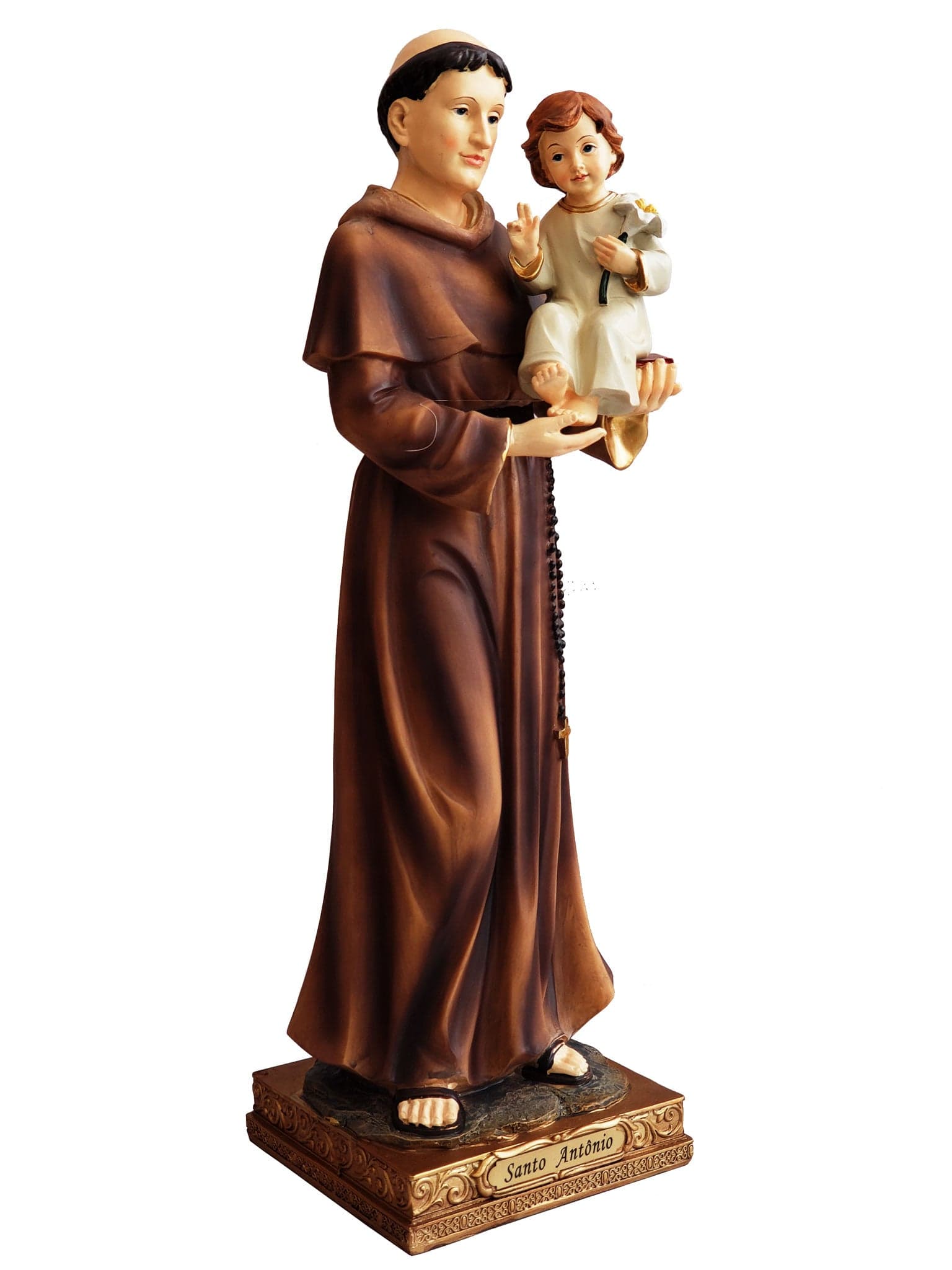 Imagem de Santo Antônio em Resina 20 cm-TerraCotta Arte Sacra