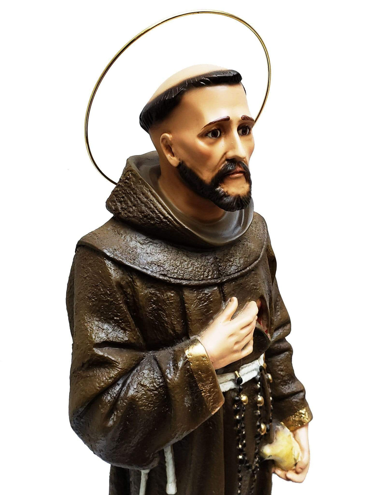 Imagem de São Francisco 62 cm em Pó de Mármore-TerraCotta Arte Sacra