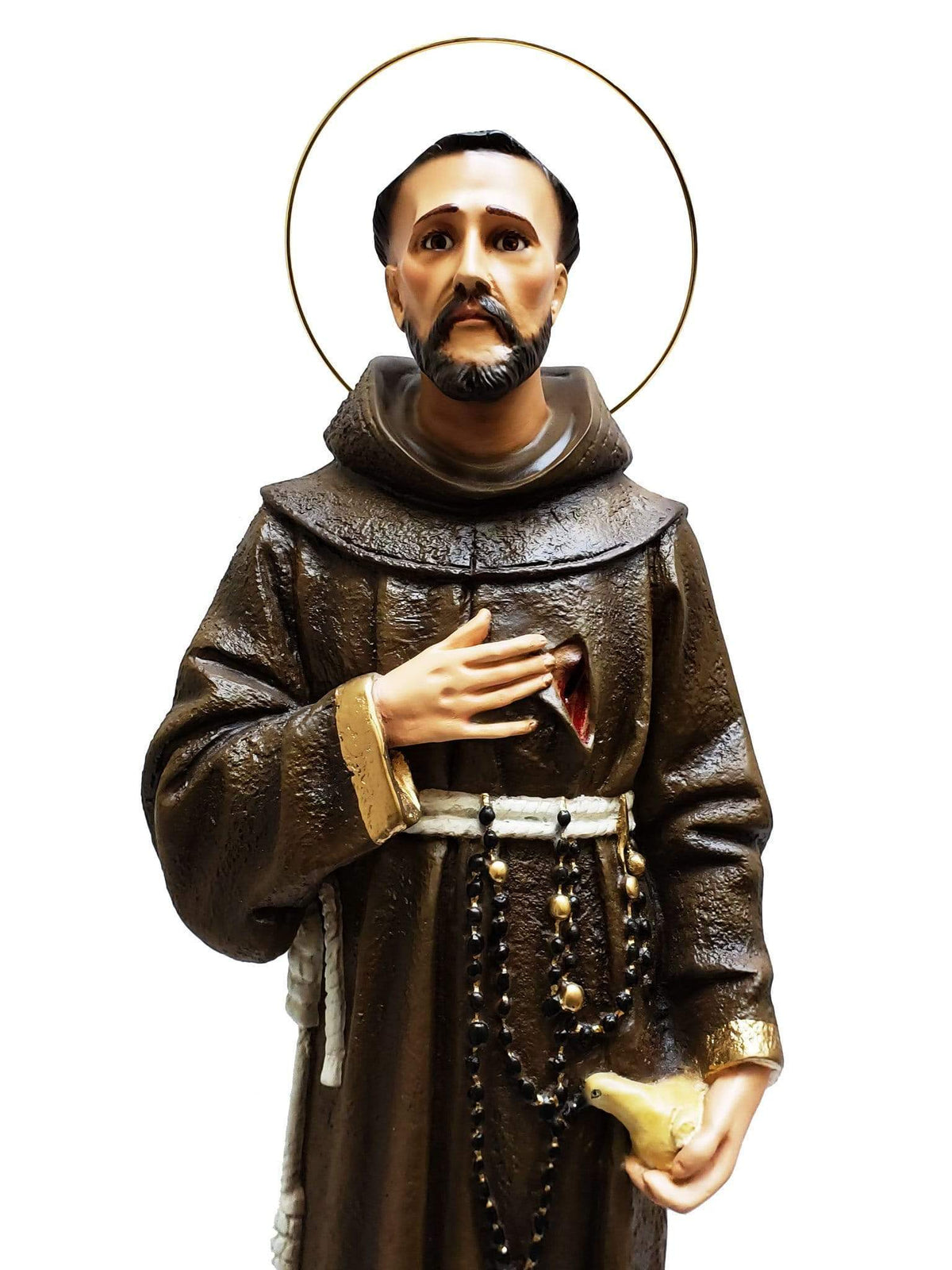 Imagem de São Francisco 62 cm em Pó de Mármore-TerraCotta Arte Sacra