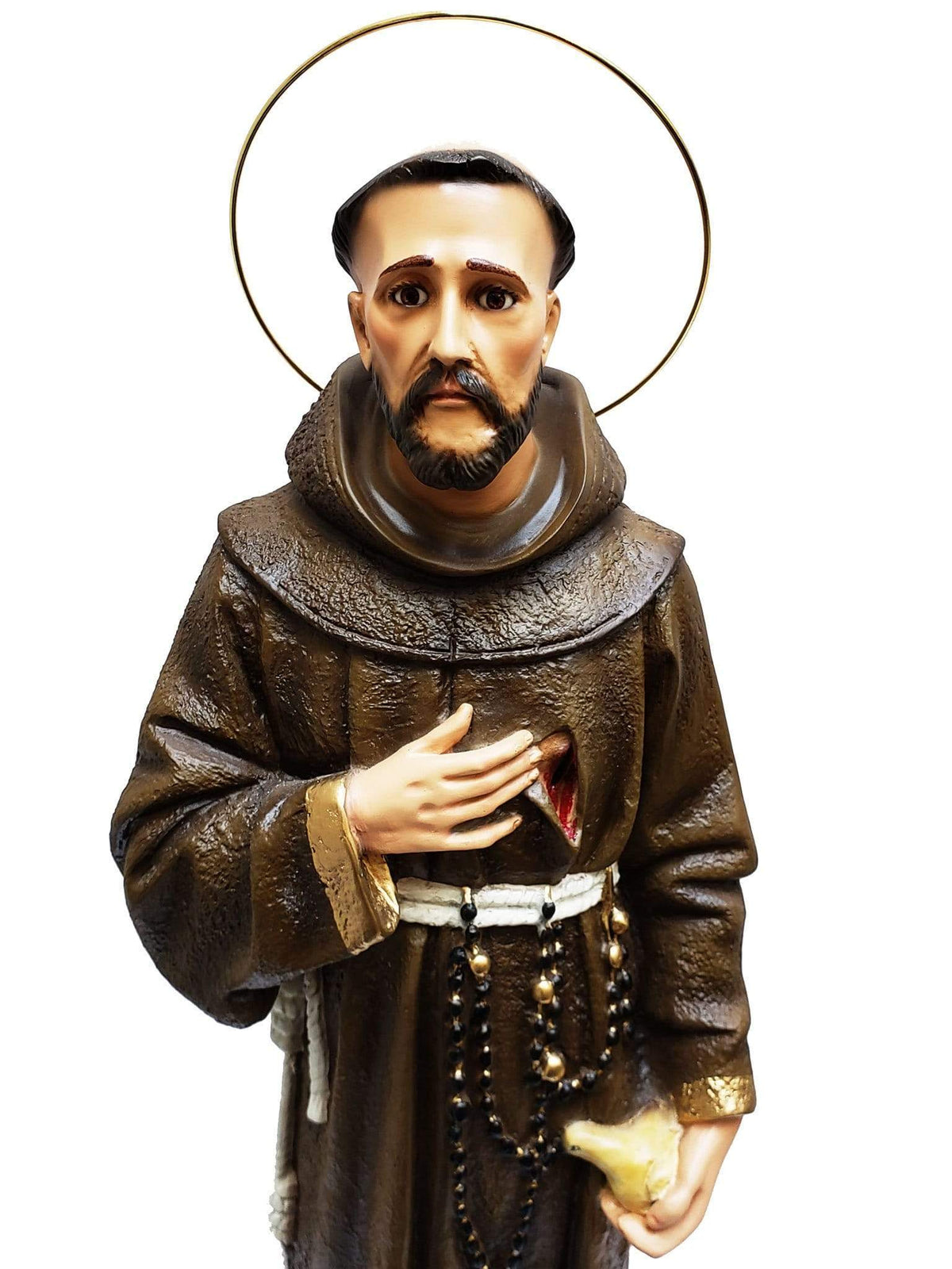 Imagem de São Francisco 62 cm em Pó de Mármore-TerraCotta Arte Sacra