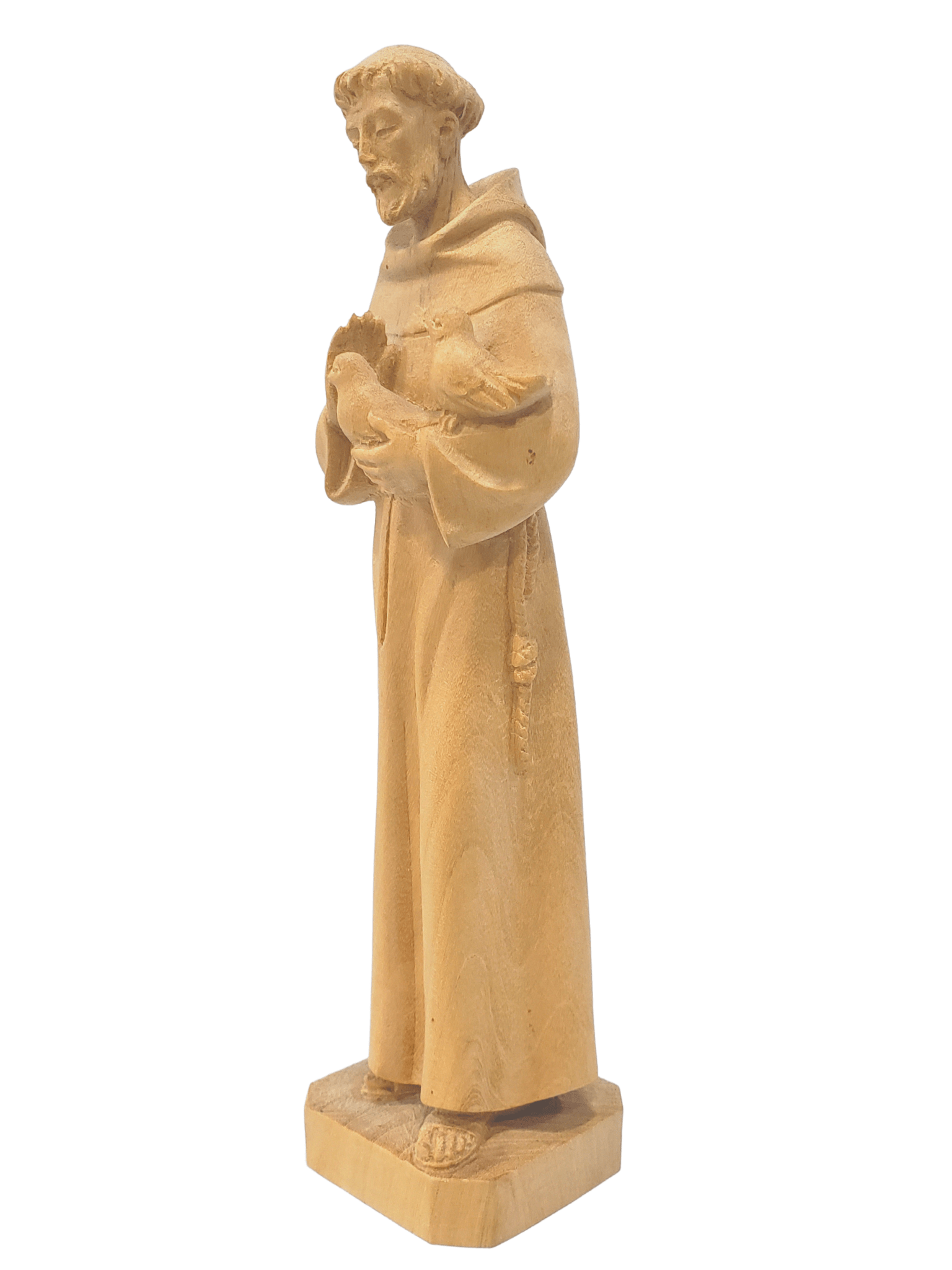 Imagem de São Francisco de Madeira 22 cm-TerraCotta Arte Sacra