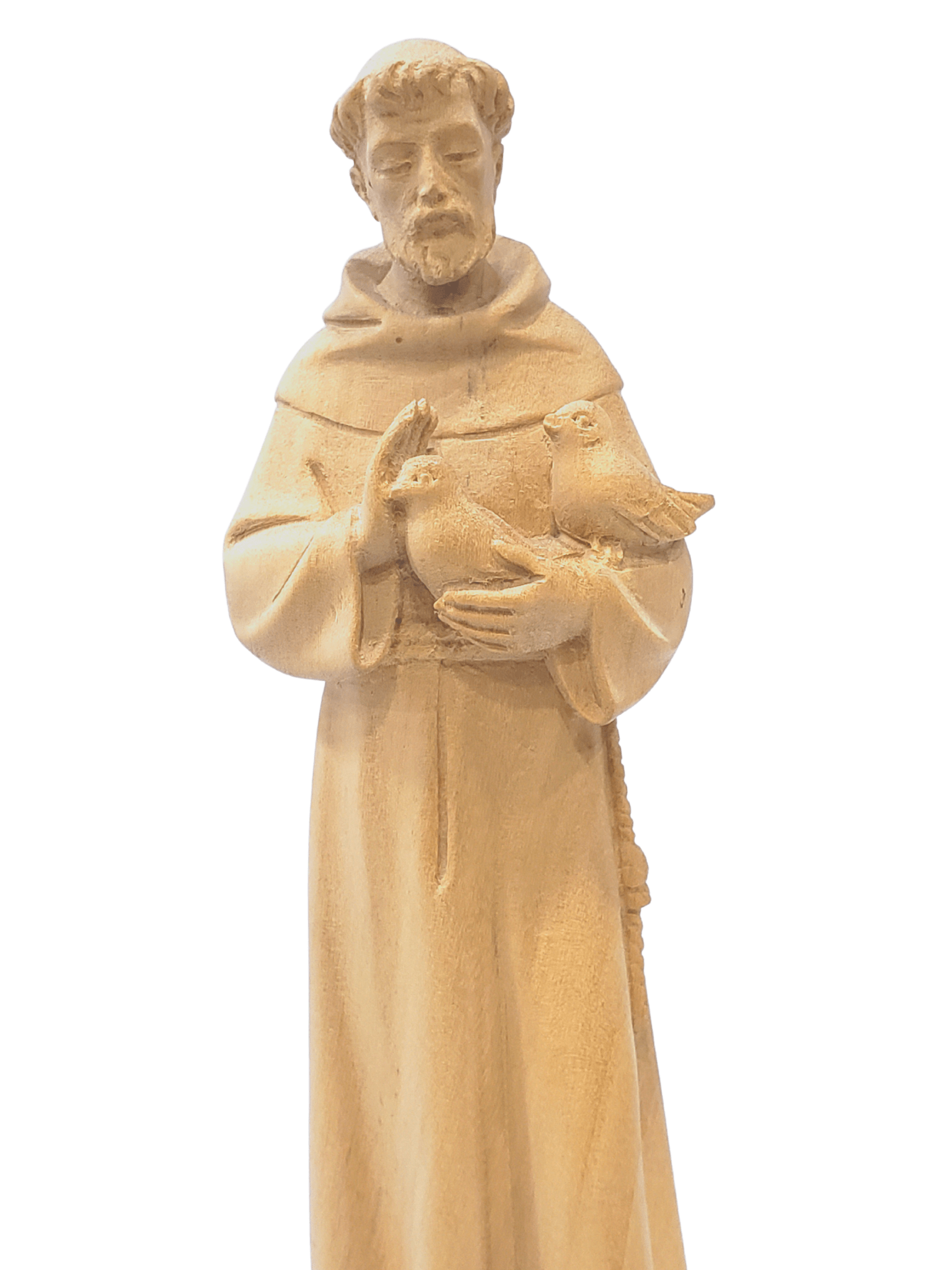 Imagem de São Francisco de Madeira 22 cm-TerraCotta Arte Sacra