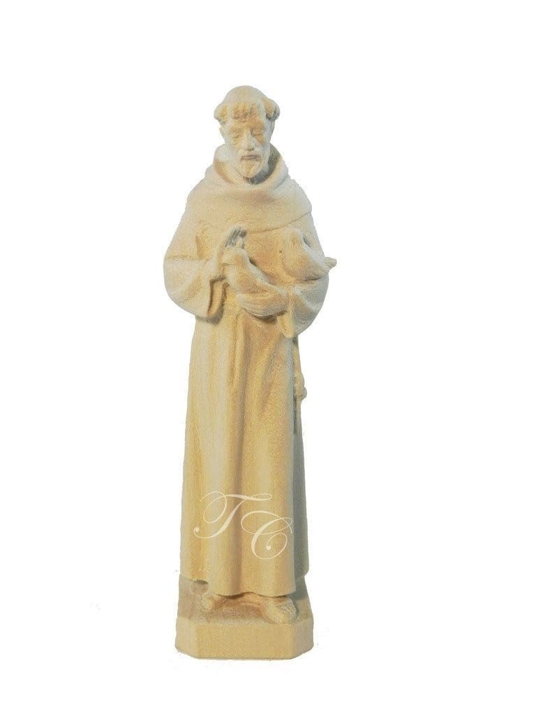 Imagem de São Francisco em Madeira-TerraCotta Arte Sacra