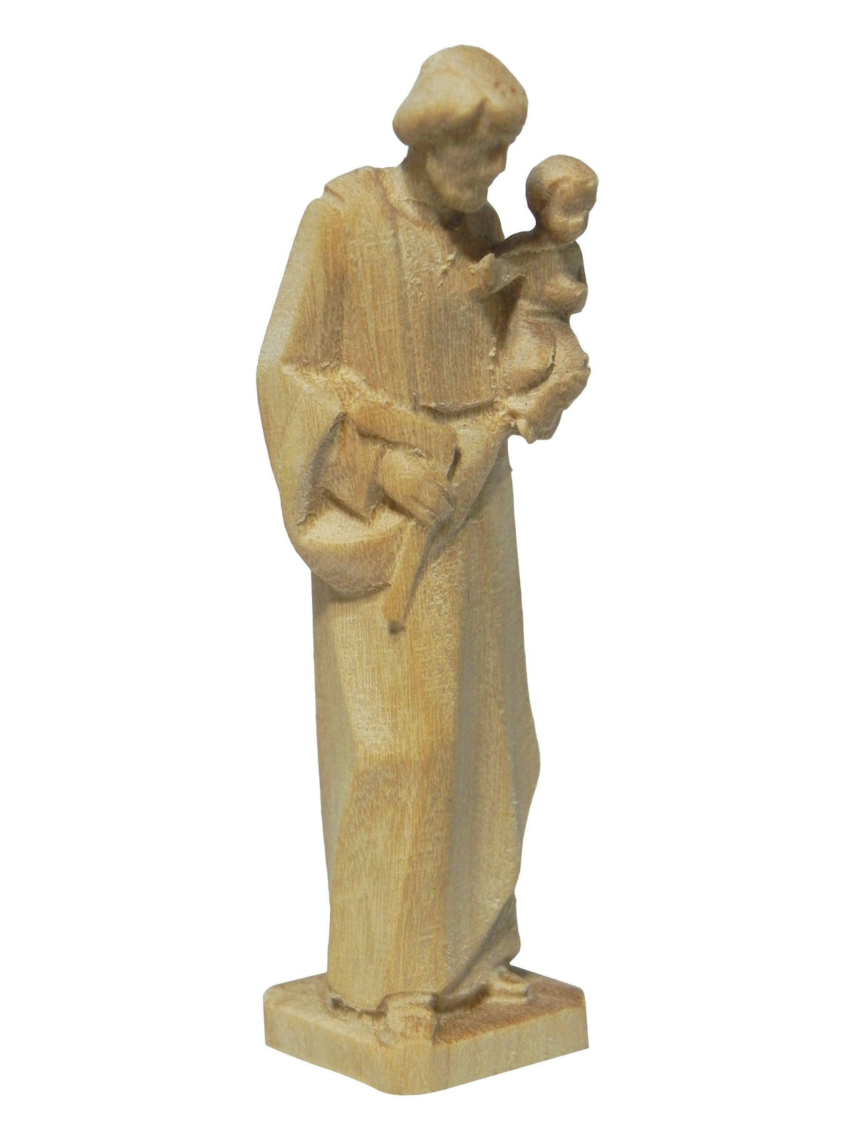 Imagem de São José de Madeira 15 cm-TerraCotta Arte Sacra