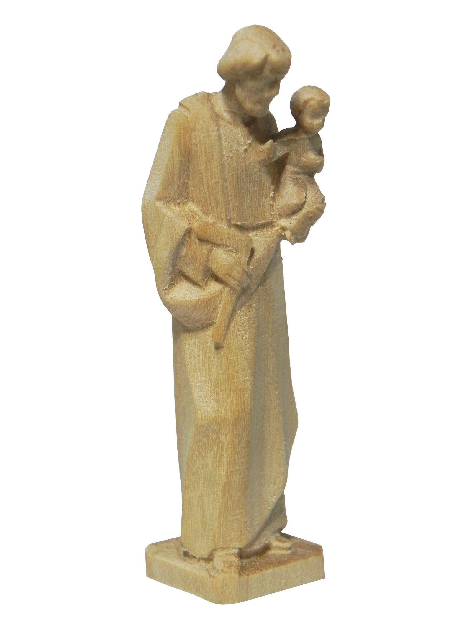 Imagem de São José de Madeira 15 cm-TerraCotta Arte Sacra