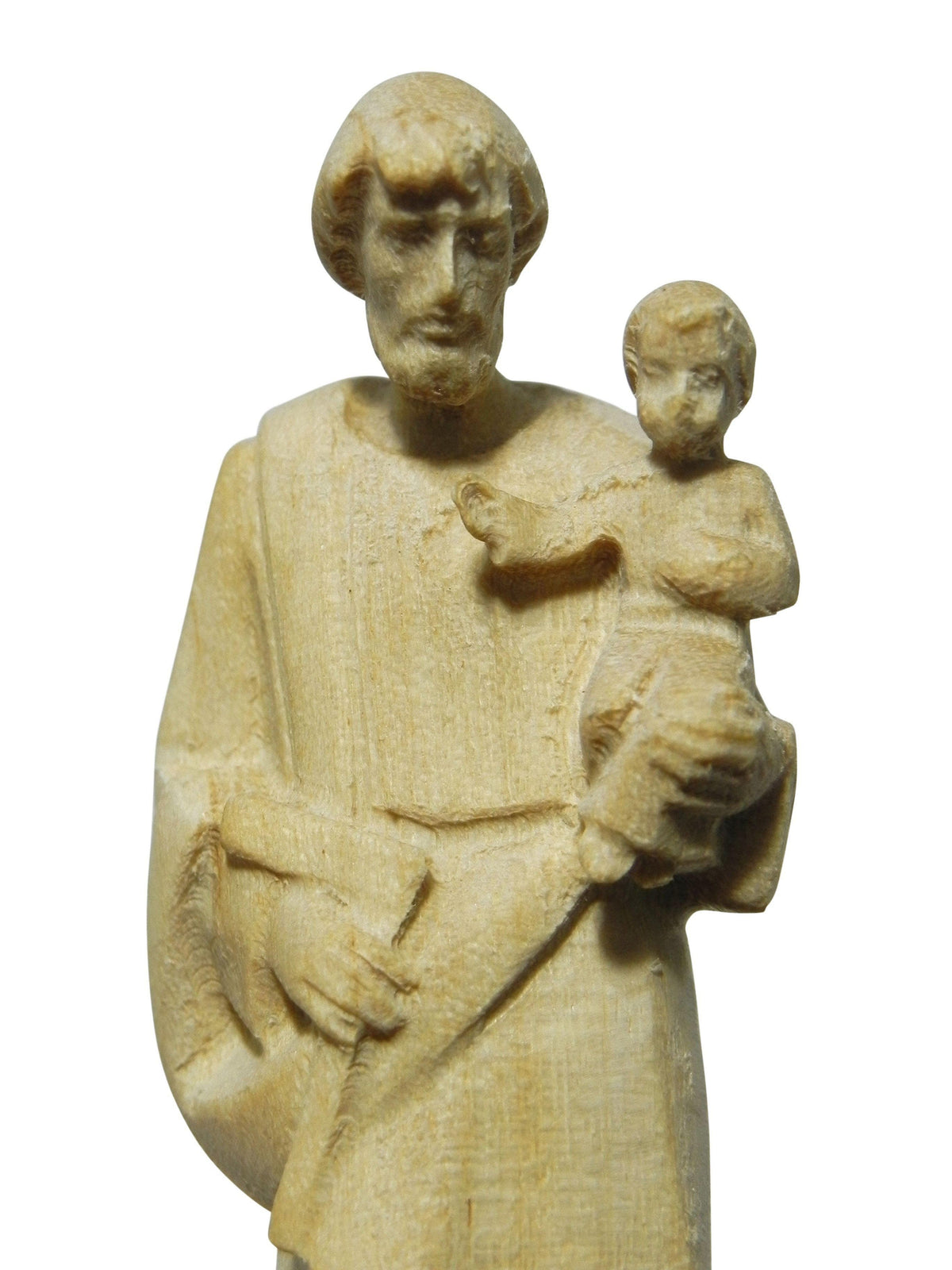 Imagem de São José de Madeira 15 cm-TerraCotta Arte Sacra