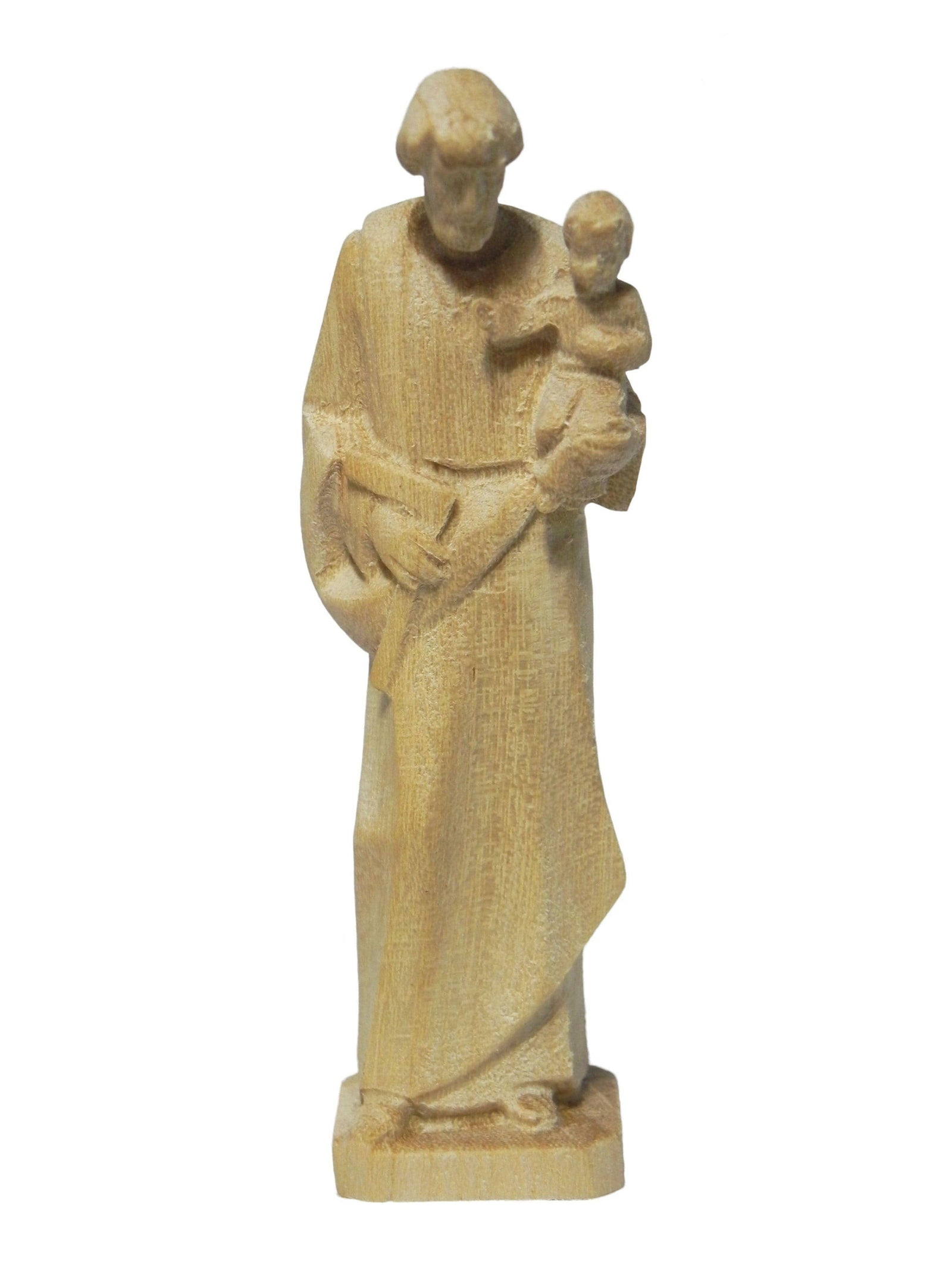 Imagem de São José de Madeira 15 cm-TerraCotta Arte Sacra