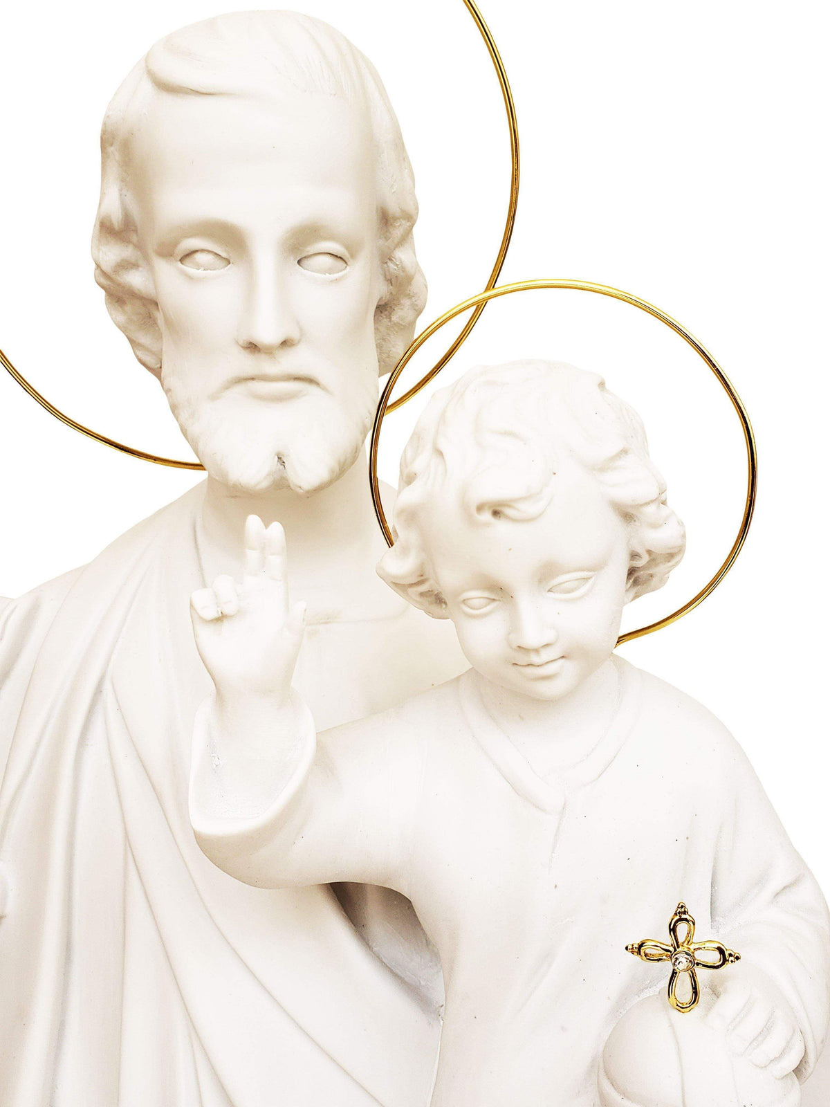 Imagem de São José de Pó de Mármore 85 cm-TerraCotta Arte Sacra