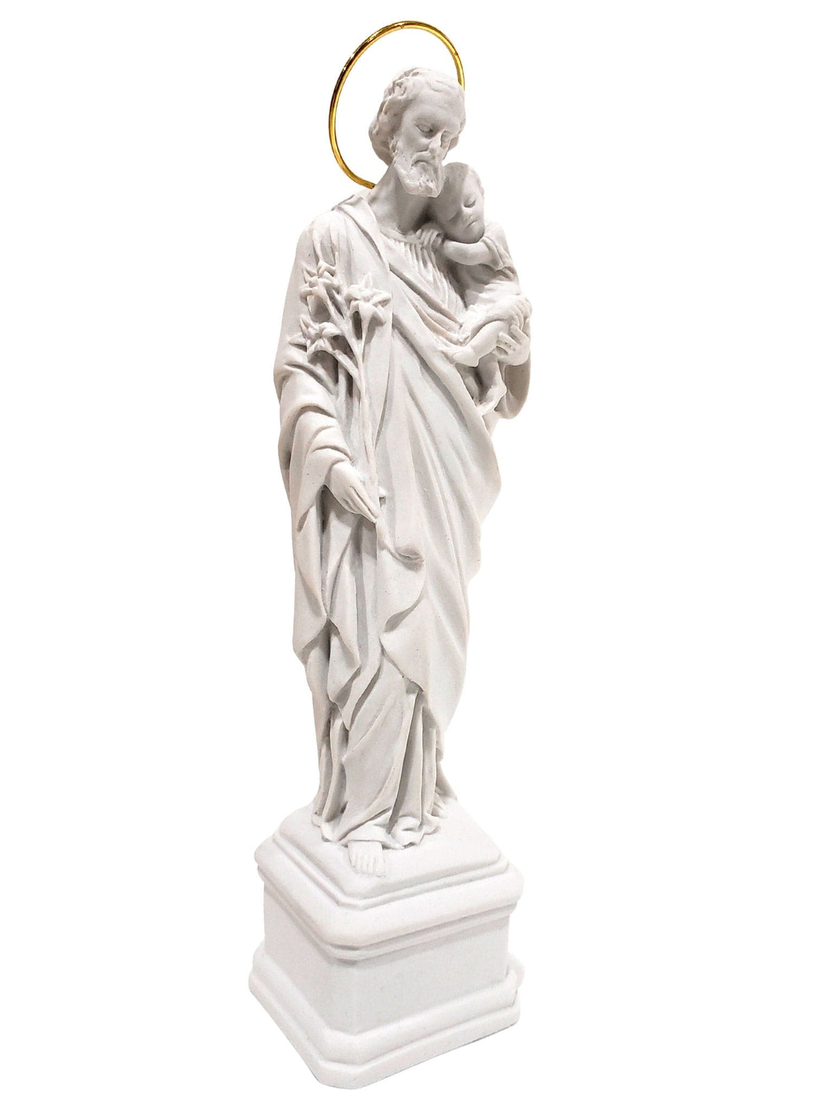 Imagem de São José em Pó de Mármore 18 cm-TerraCotta Arte Sacra