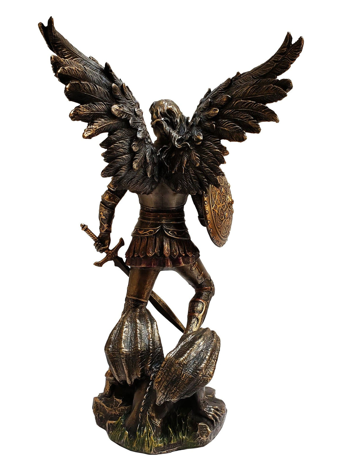 Imagem de São Miguel Acabamento em Bronze 32 cm-TerraCotta Arte Sacra