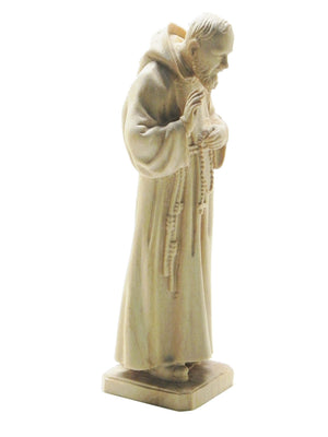 Imagem de São Padre Pio de Madeira de 19 cm-TerraCotta Arte Sacra