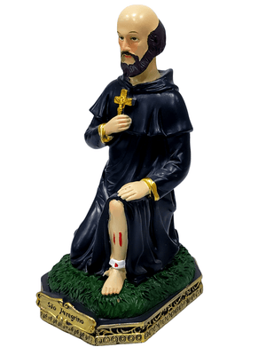 Imagem de São Peregrino em Resina 22 cm-TerraCotta Arte Sacra