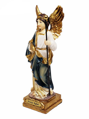 Imagem de São Rafael 13 cm de Resina-TerraCotta Arte Sacra
