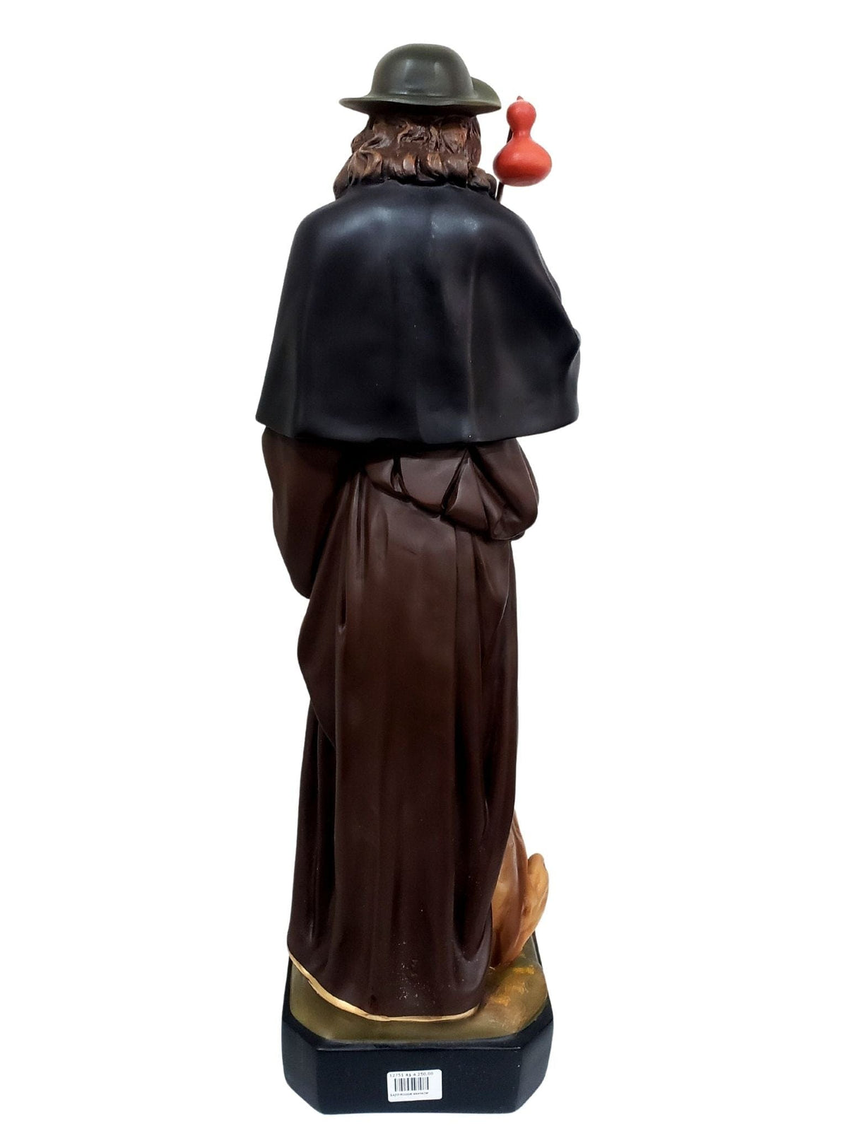 Imagem de São Roque Barroco Português 66 cm-TerraCotta Arte Sacra