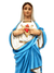 Imagem do Imaculado Coração de Maria 30 cm-TerraCotta Arte Sacra