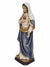 Imagem do Imaculado Coração de Maria de Madeira Italiana 30 cm-TerraCotta Arte Sacra