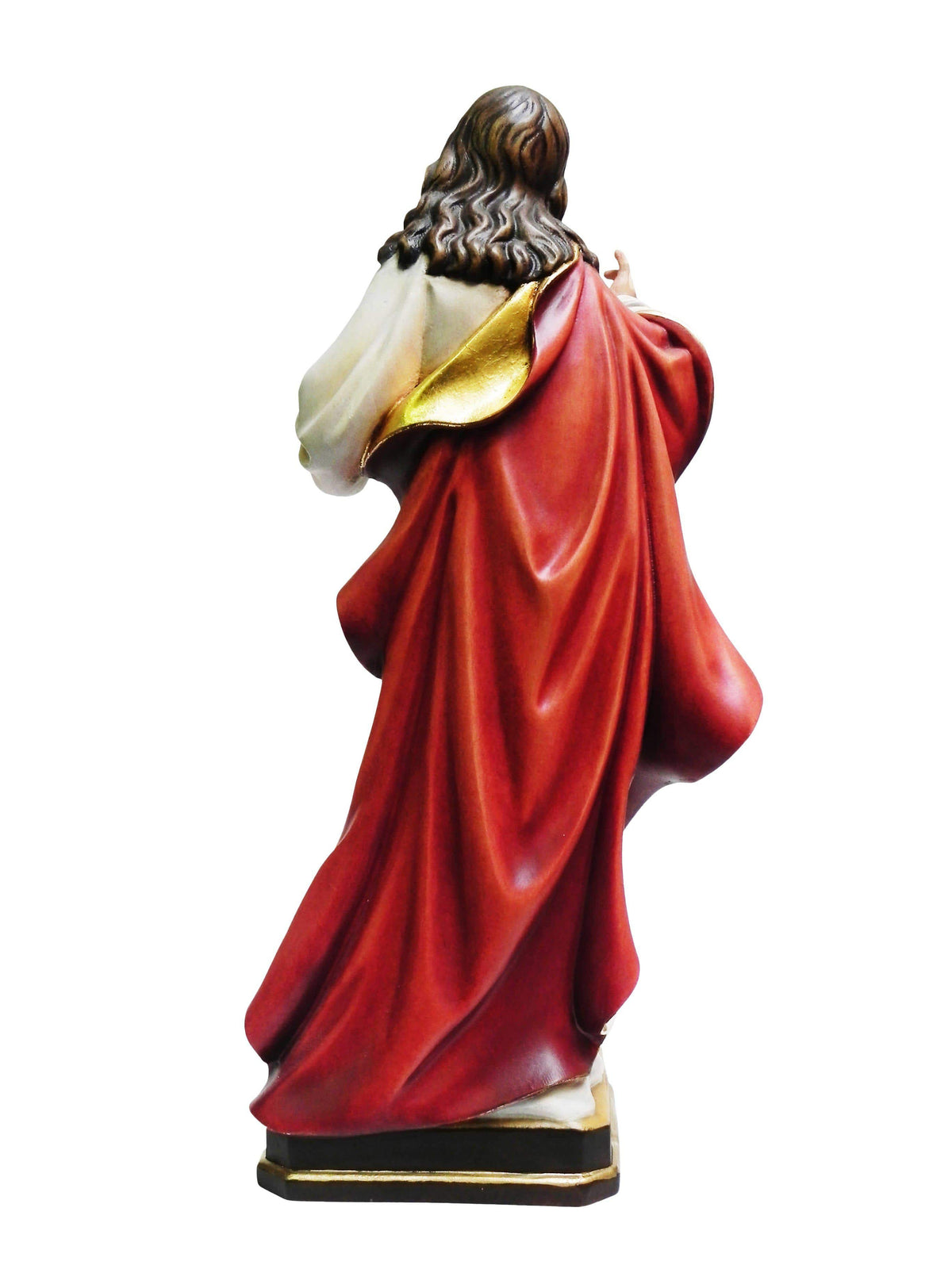 Imagem do Sagrado Coração de Jesus de Madeira Italiana 40 cm-TerraCotta Arte Sacra