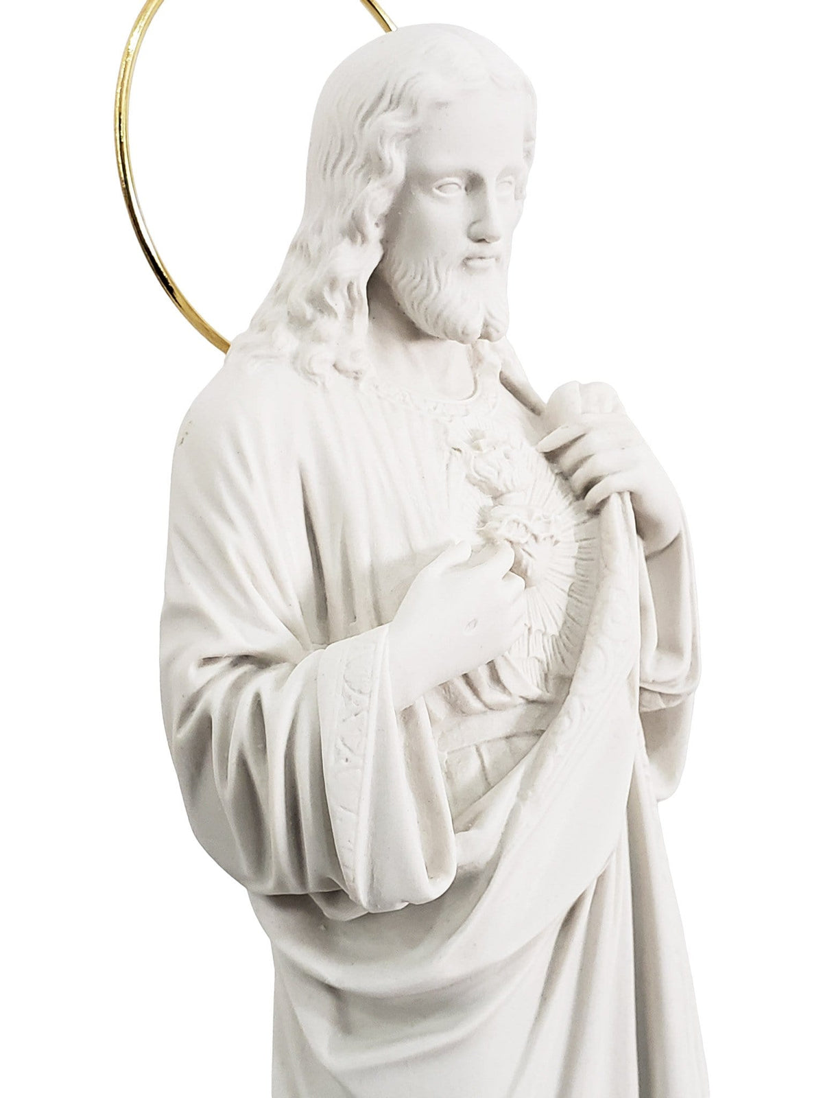 Imagem do Sagrado Coração de Jesus em Pó de Mármore 30 cm-TerraCotta Arte Sacra