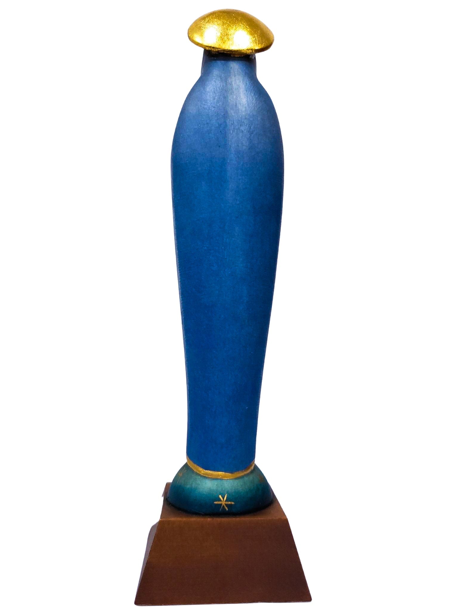 Imagem em Madeira Italiana Nossa Senhora do Silêncio 20 cm-TerraCotta Arte Sacra