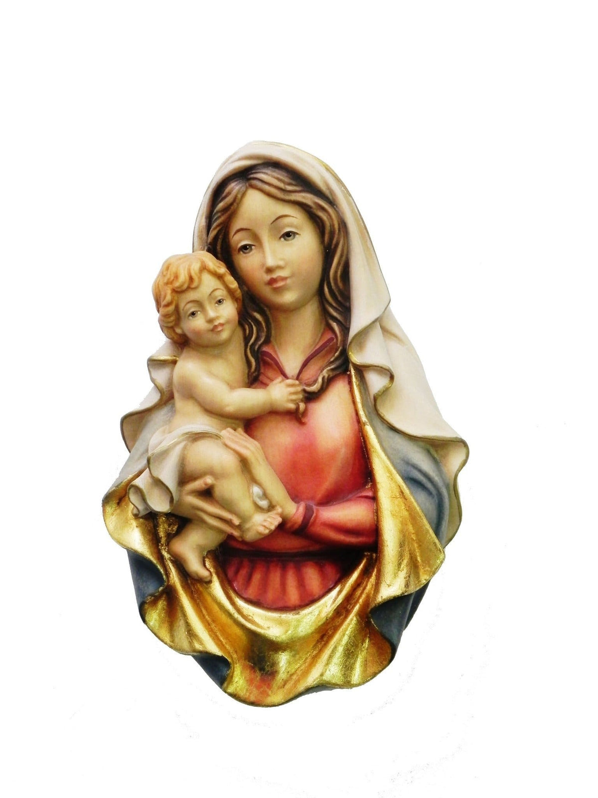 Madona de Parede Italiana-TerraCotta Arte Sacra