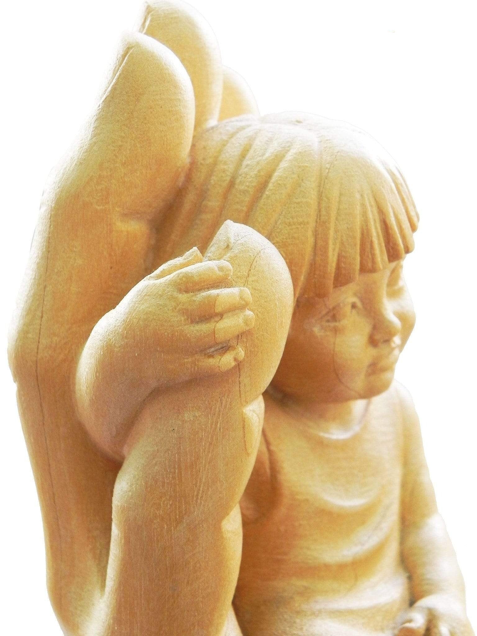Mão Protetiva Menina em Madeira 11,5 cm-TerraCotta Arte Sacra