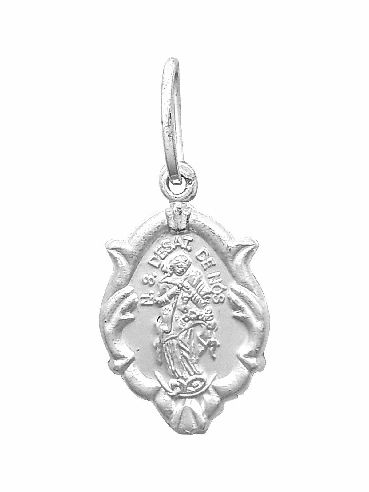 Medalha Brasão Nossa Senhora Desatadora dos Nós Prata de Lei 925-TerraCotta Arte Sacra