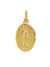 Medalha Milagrosa de Nossa Senhora das Graças de Prata de Lei 925 com Banho de Ouro 18 k-TerraCotta Arte Sacra