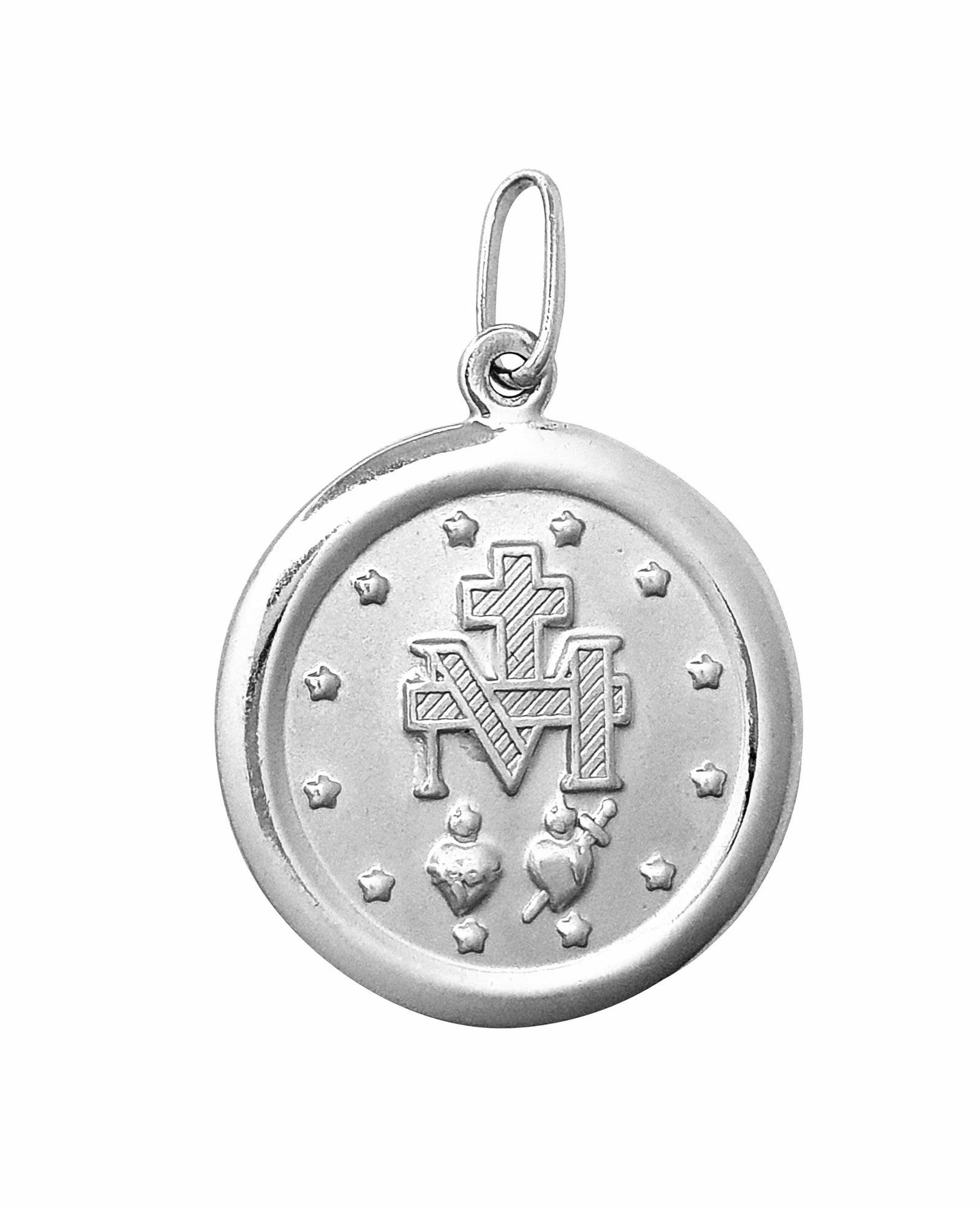 Medalha Nossa Senhora das Graças em Prata 925-TerraCotta Arte Sacra