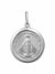 Medalha Nossa Senhora das Graças em Prata 925-TerraCotta Arte Sacra