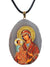 Medalha de Ágata Ícone de Nossa Senhora-TerraCotta Arte Sacra