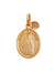 Medalha de Santa Edwiges de Prata de Lei 925 com Banho de Ouro 18 k-TerraCotta Arte Sacra